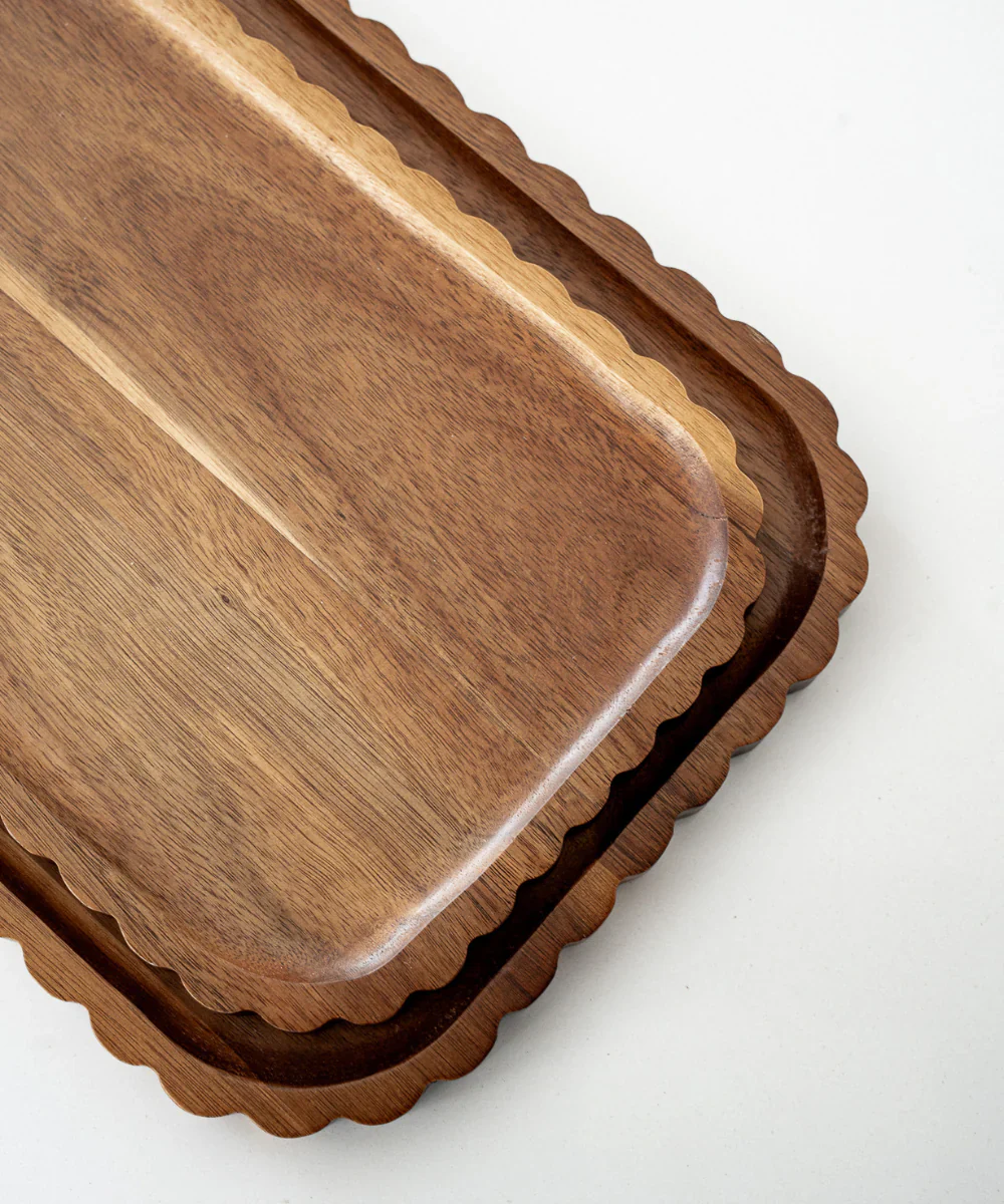 Akazienholz Wave Platte 39cm - Image 3