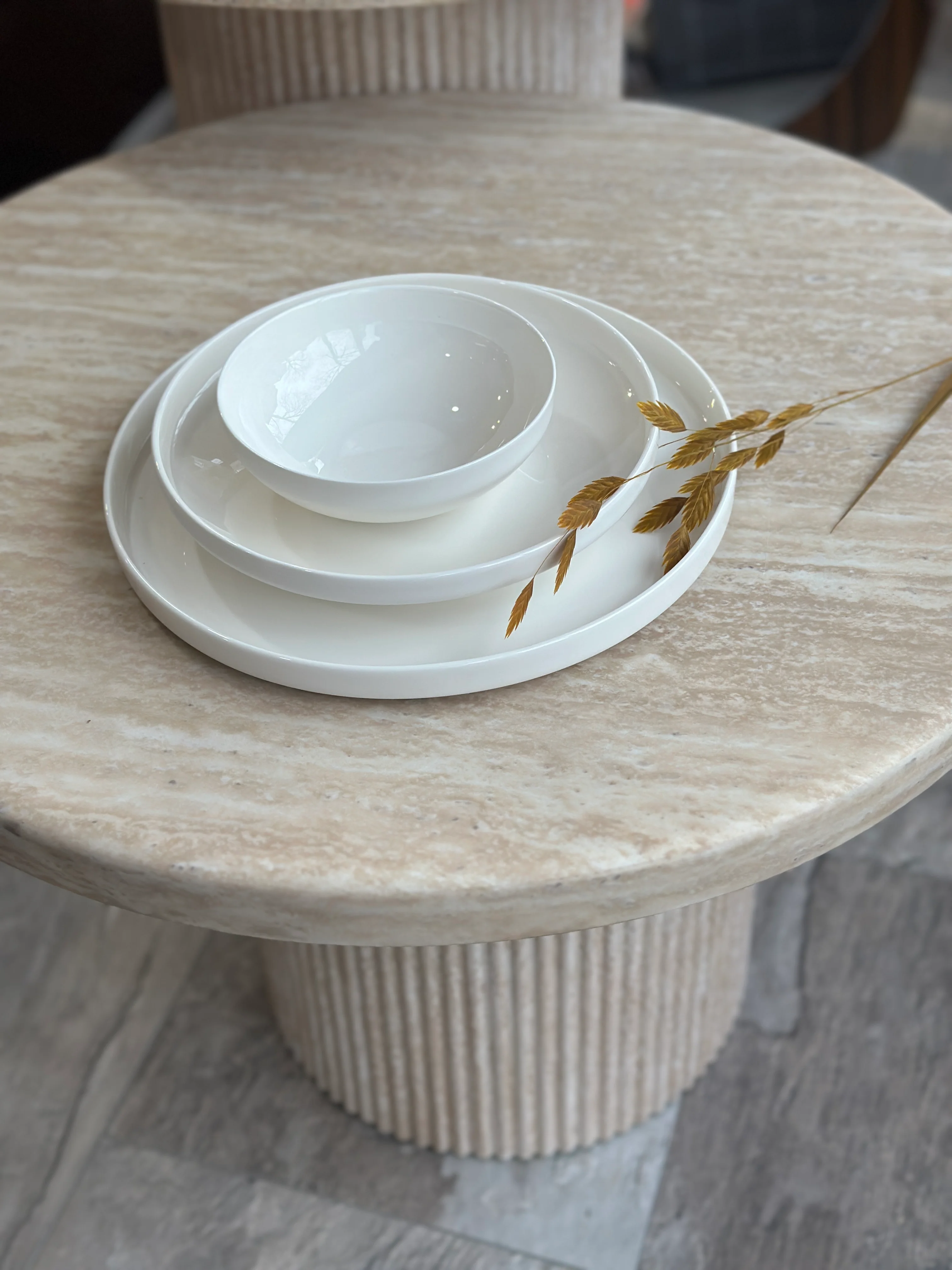 Aria Geschirrset weiß – 25-teilig für 6 Personen - Image 5