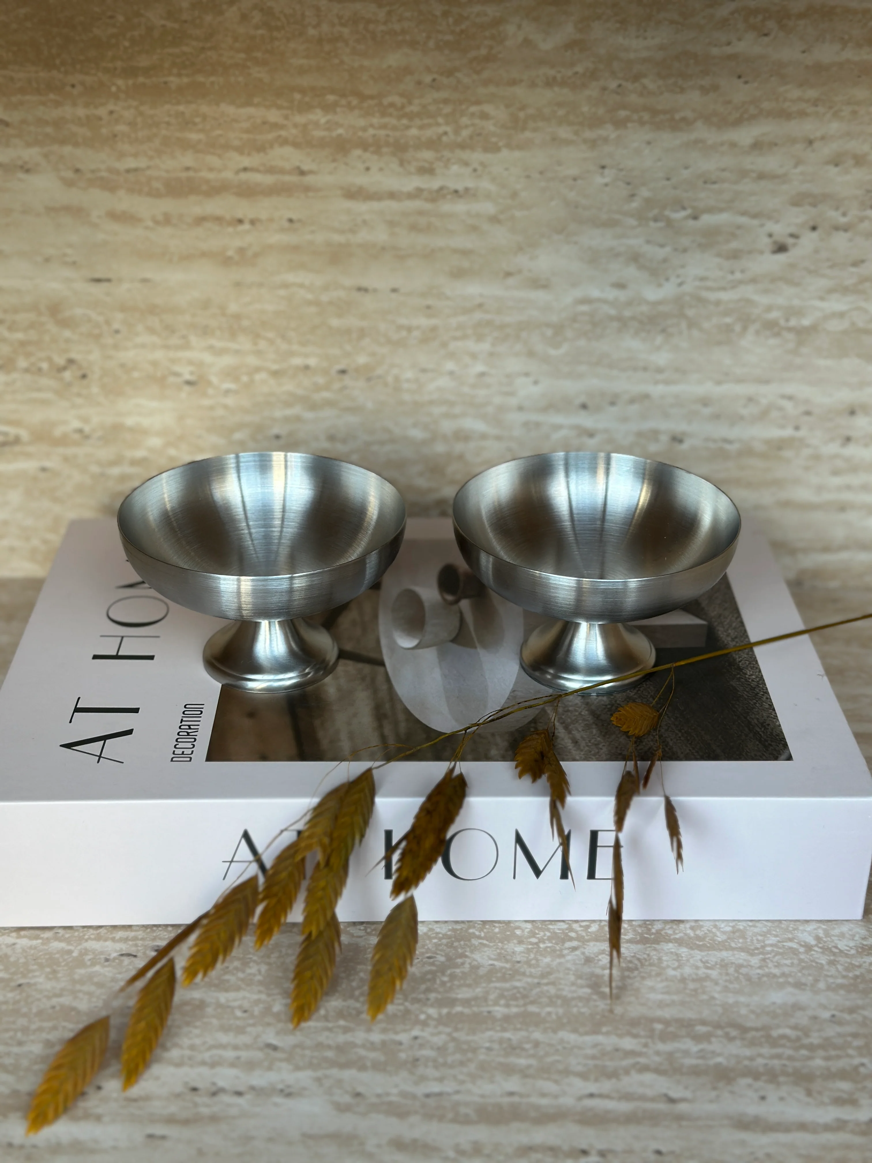 Aura 2er Dessertschale Set auf Fuß 150ml | matt - Image 4