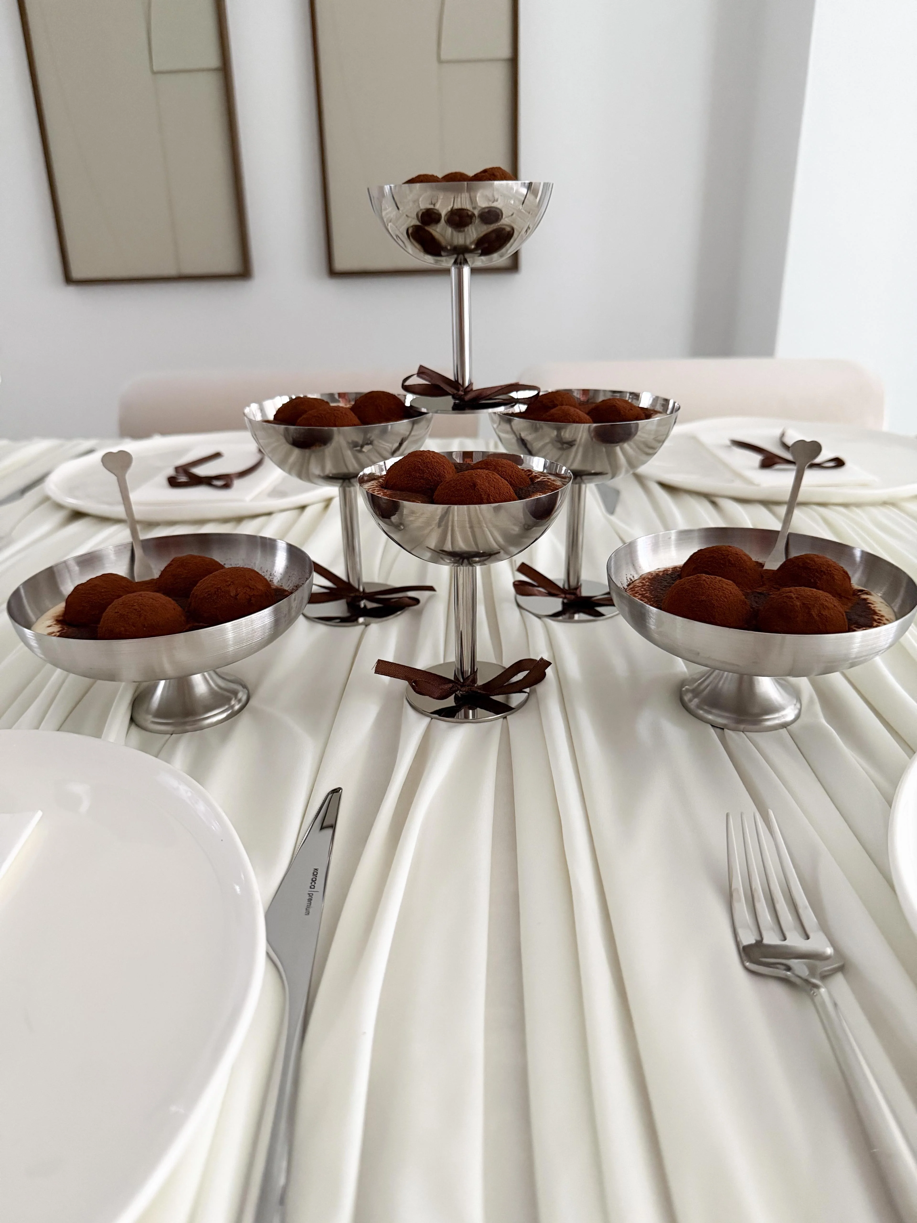Aura 2er Dessertschale Set auf Fuß 10cm - Image 6