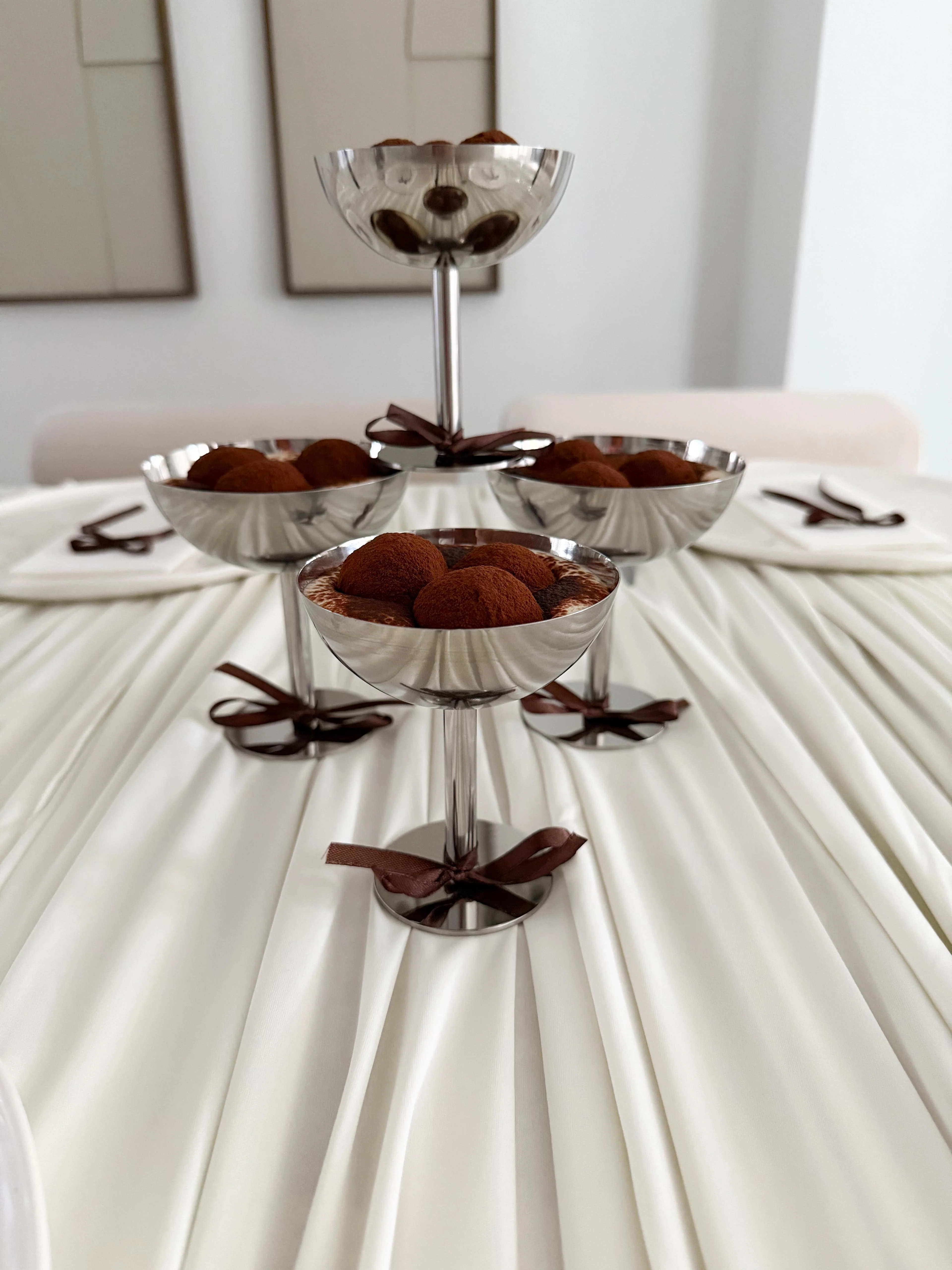 Aura 2er Dessertschale Set auf Fuß 10cm - Image 4