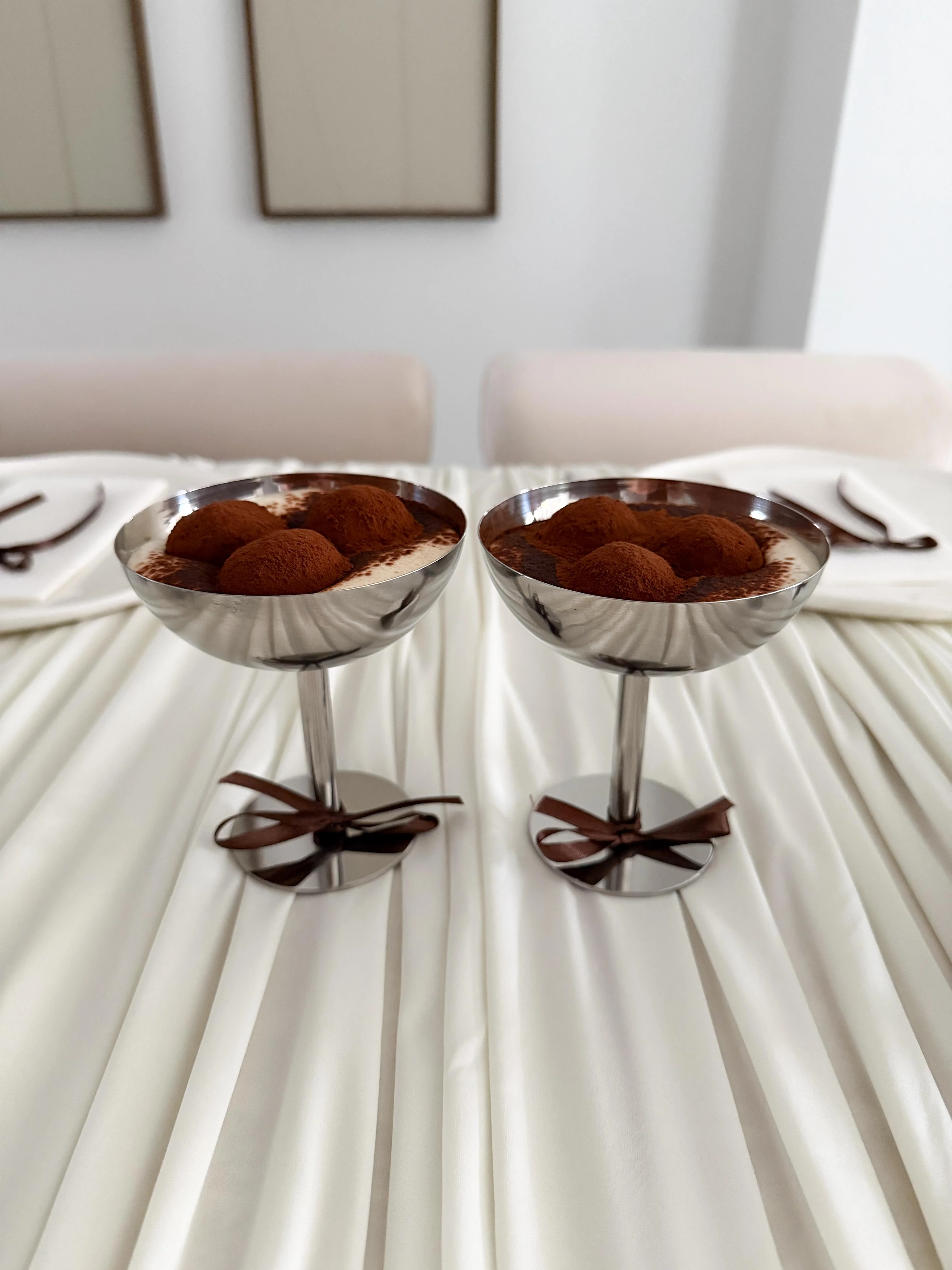 Aura 2er Dessertschale Set auf Fuß 10cm - Image 5