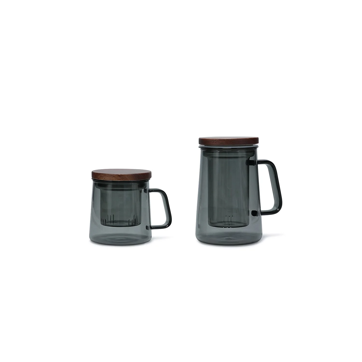 Tasse Luma grau 23cl mit Glasfilter und Deckel - Image 4