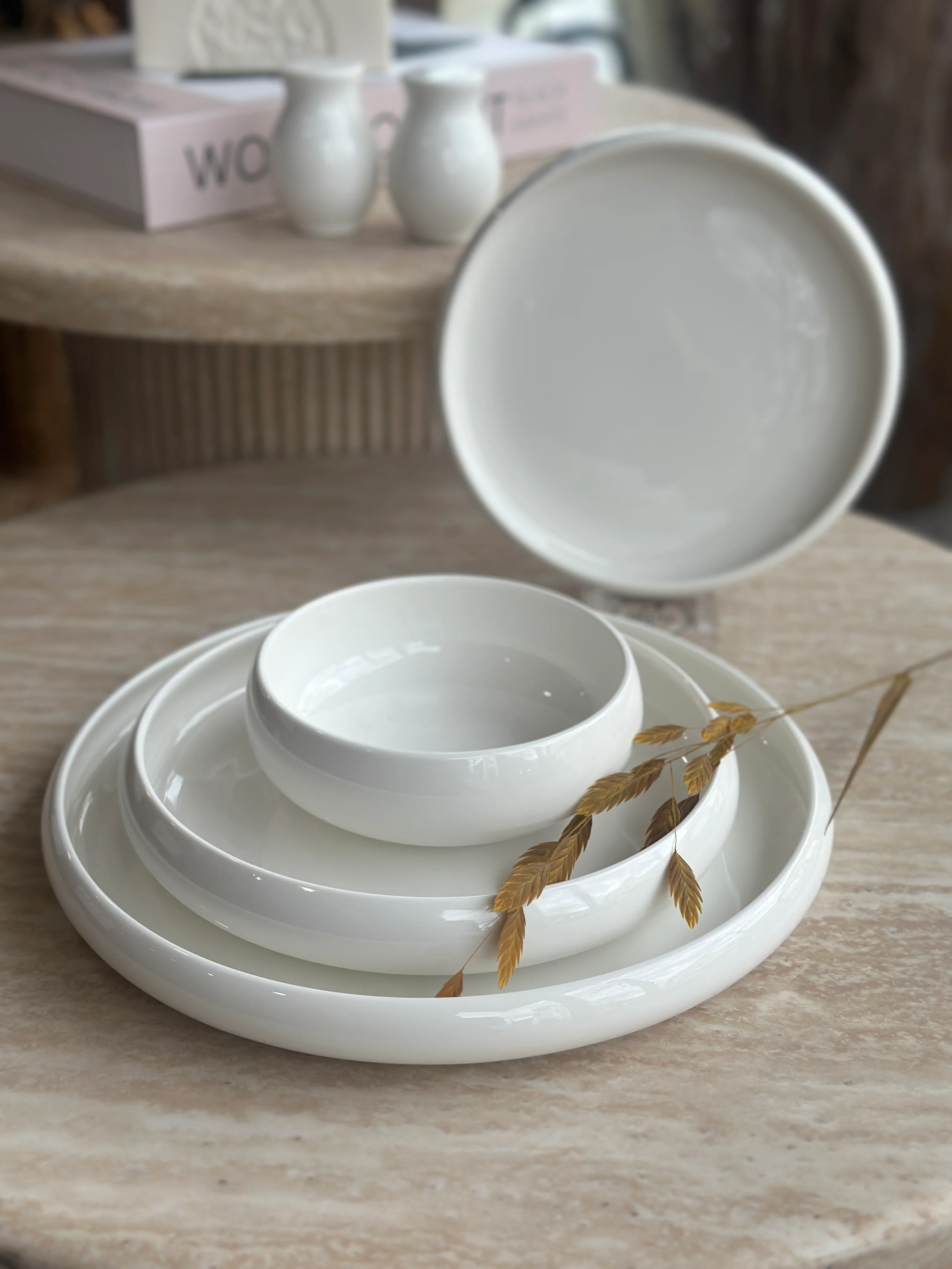 Bely Weiß Geschirrset – 27-teilig - Image 3