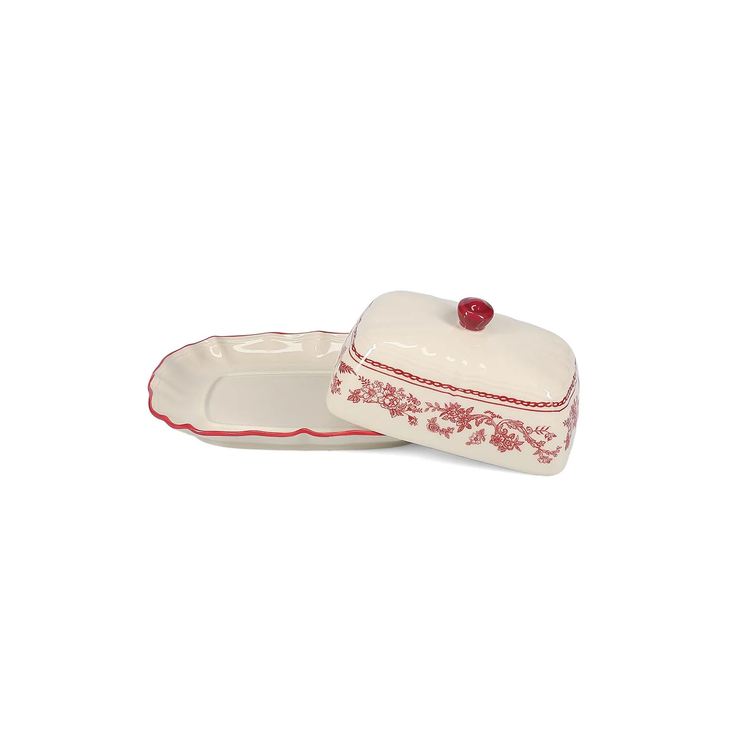 Butterdose 20cm Burgundy Cyril - Image 5
