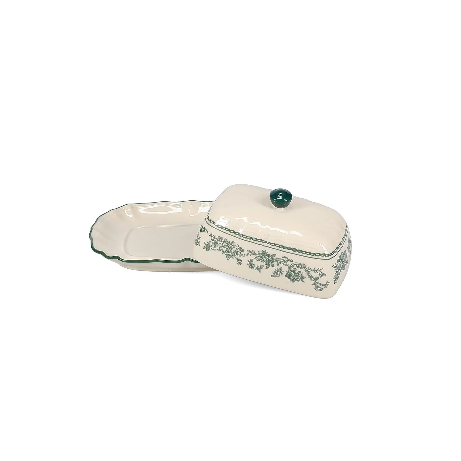 Butterdose 20cm grün Cyril - Image 6