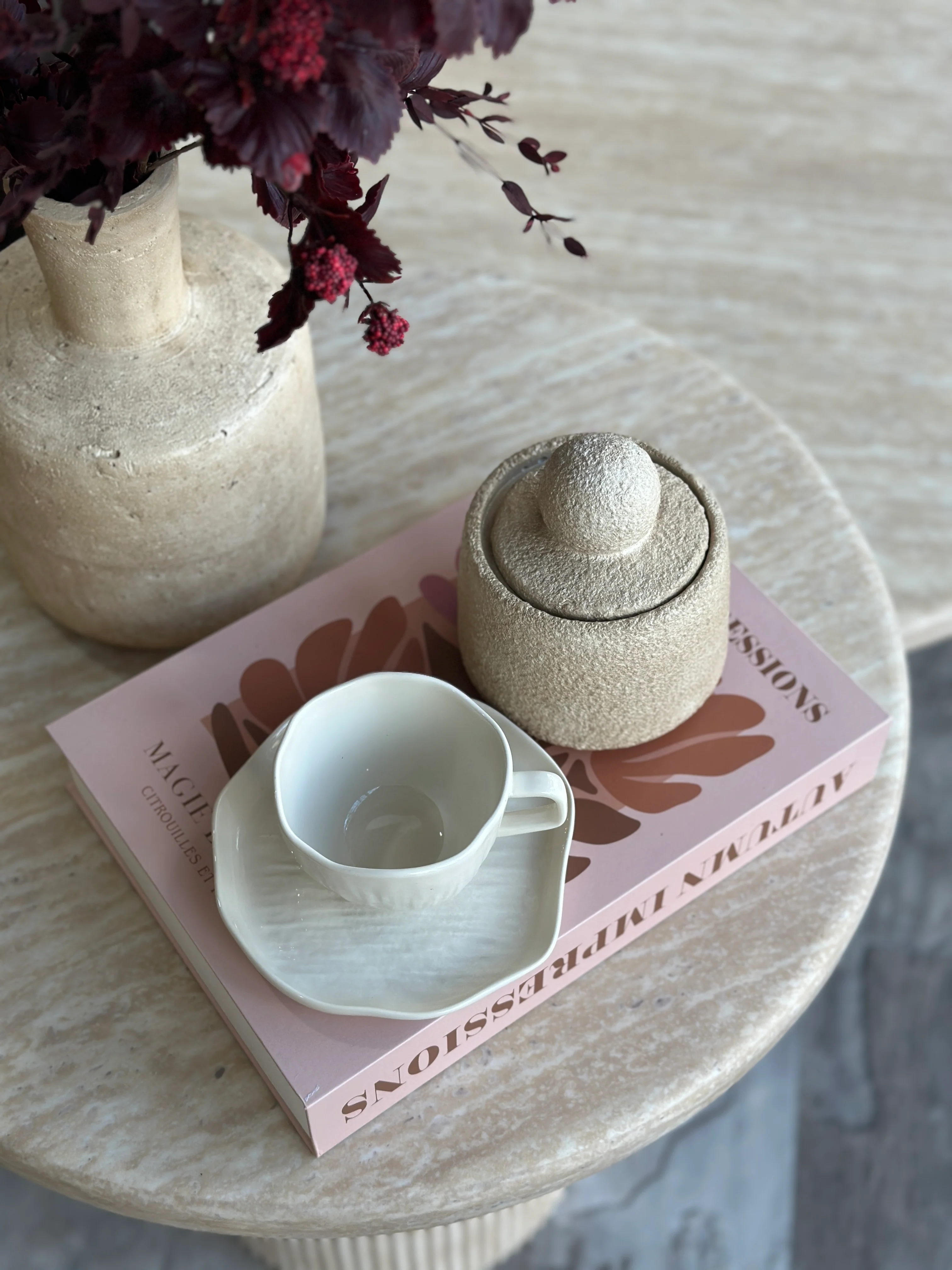 Cermico Beige 6er Kaffeetassen Set - Image 3