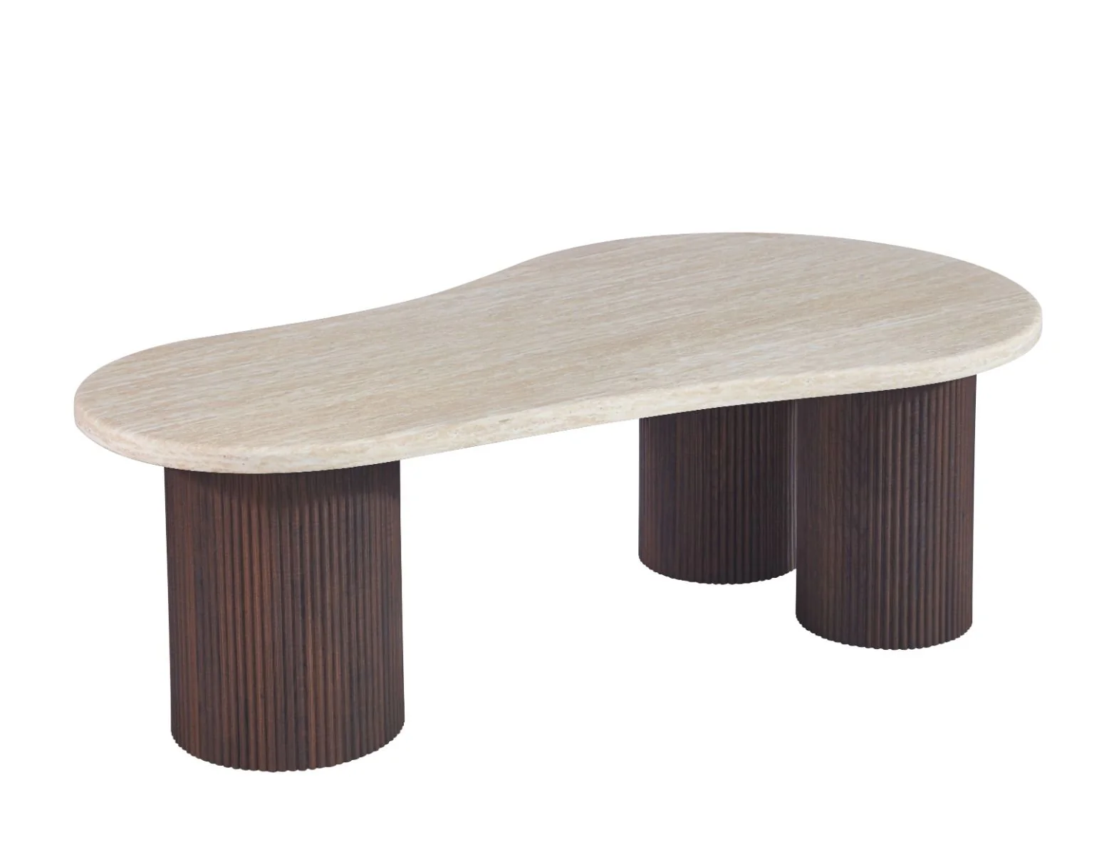Couchtisch Fabro 140x80cm Travertin - Braun - Image 2