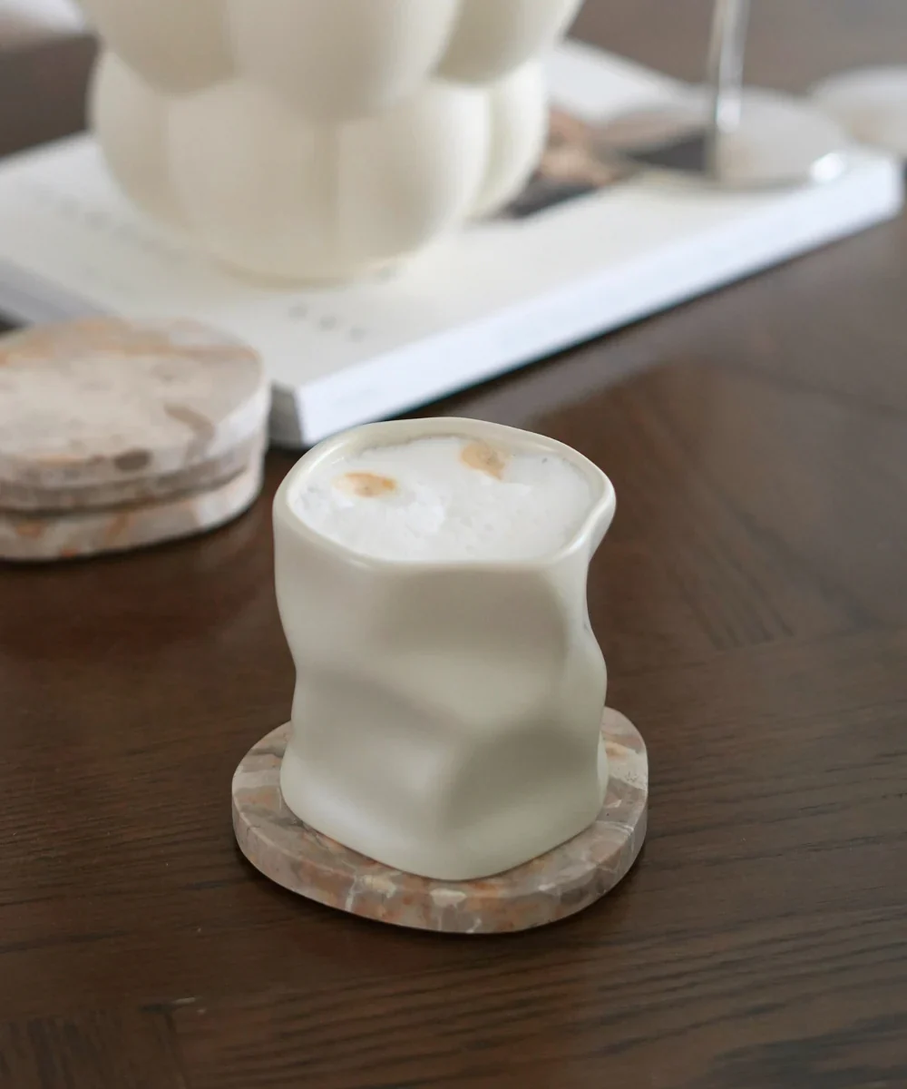 2er Diamond Keramik Becher Beige - Image 9