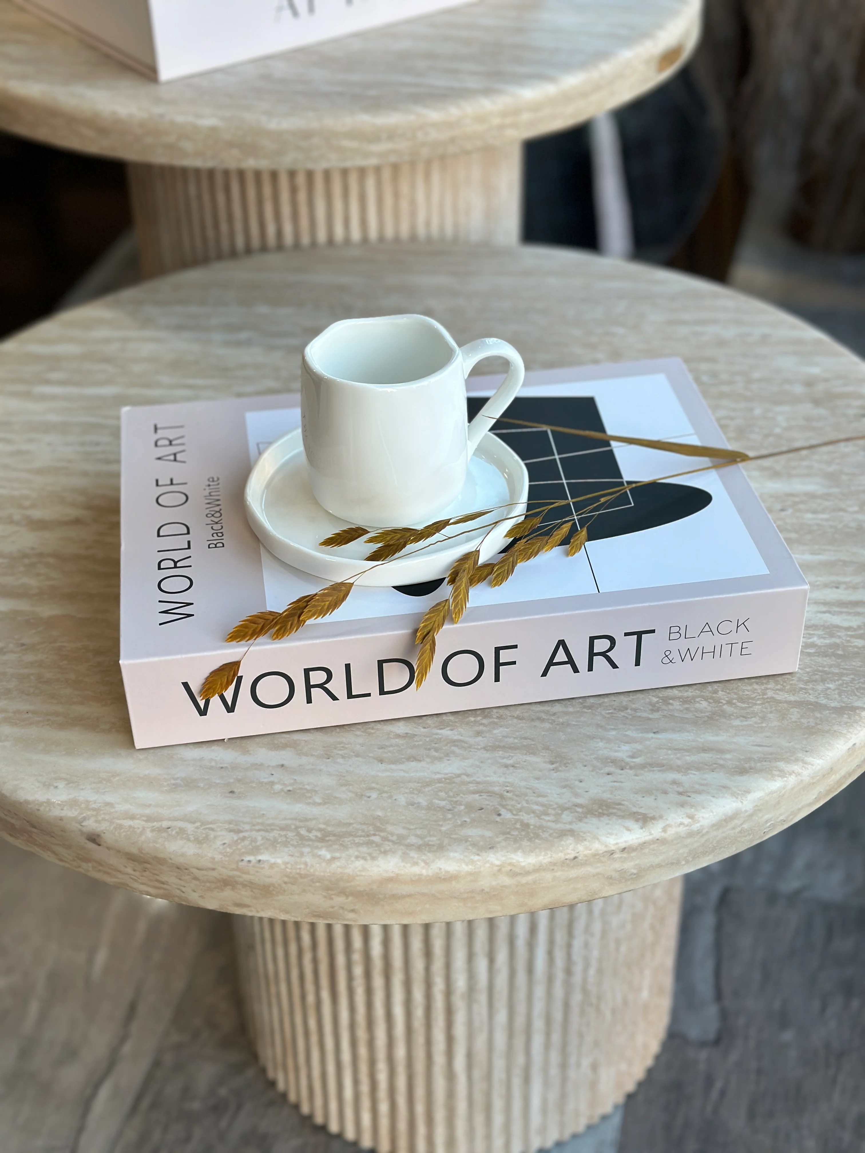 Diva Weiss 6er Kaffeetassen Set - Image 3