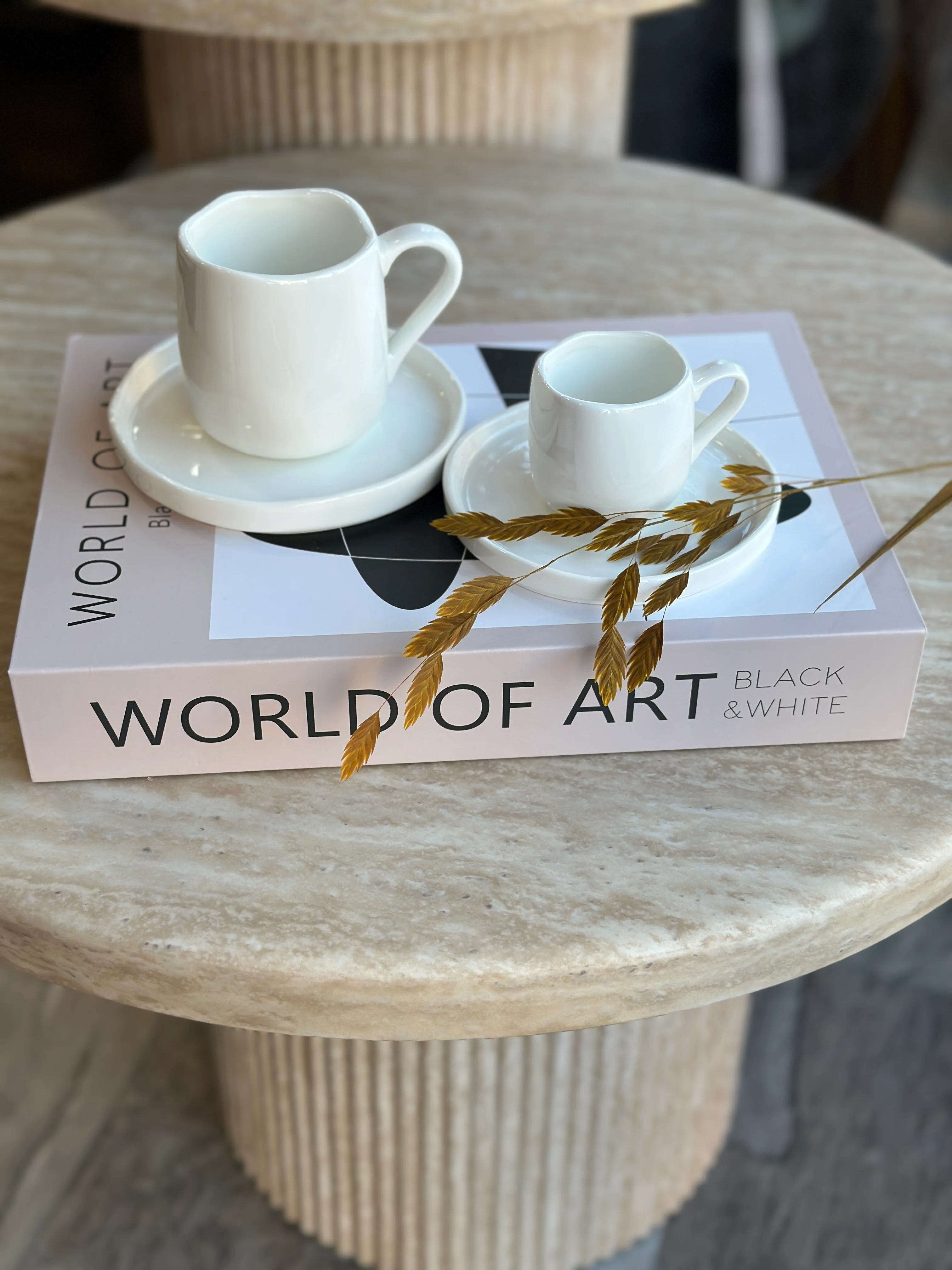 Diva Weiss 6er Kaffeetassen Set - Image 4