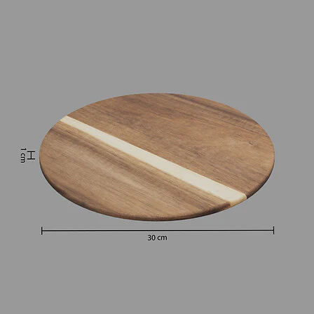 Drehplatte 30cm aus Akazienholz - Image 2