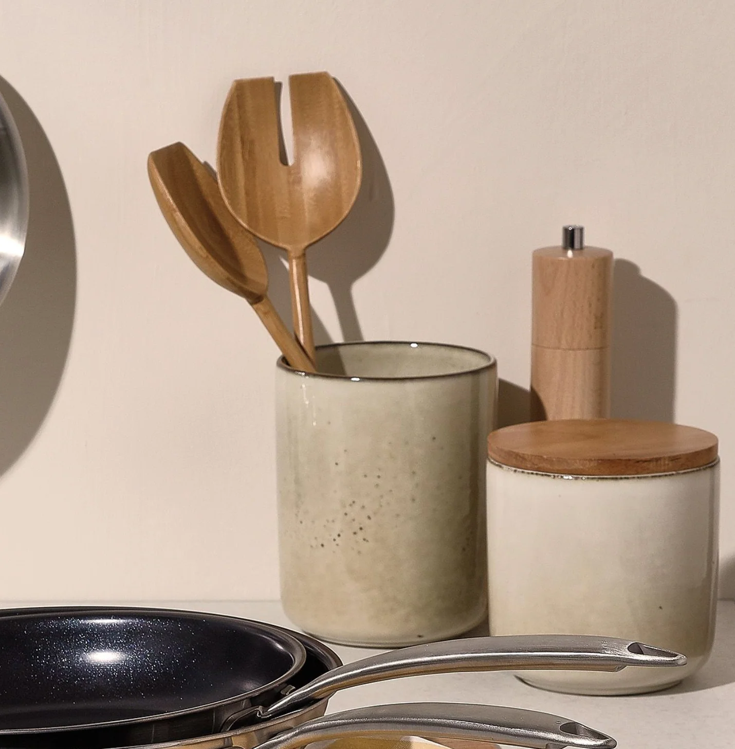 Essenza Salatbesteck 2 teilig aus Holz - Image 3
