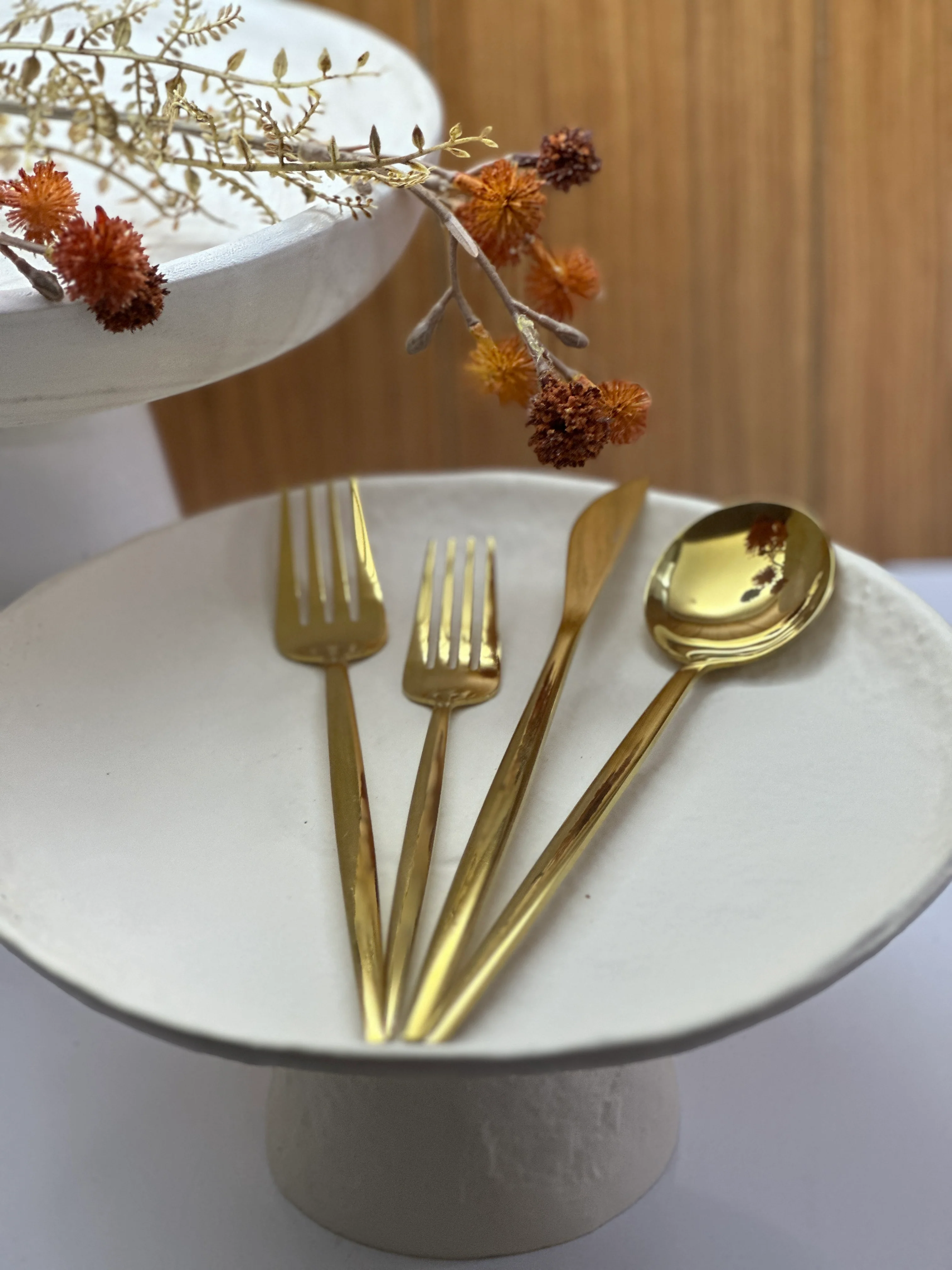 Faro Gold 24-teiliges Besteckset für 6 Personen glänzend - Image 6