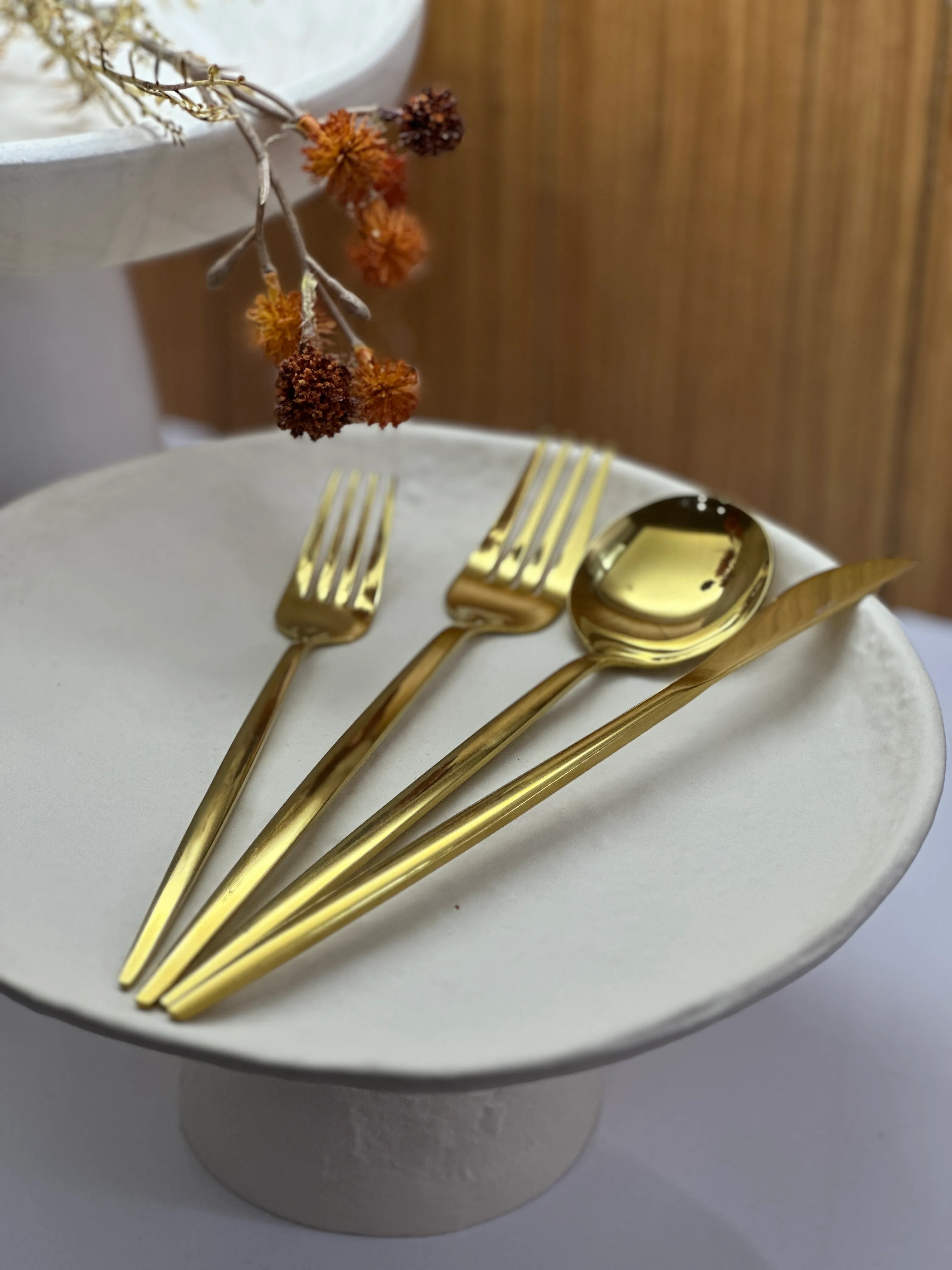 Faro Gold 24-teiliges Besteckset für 6 Personen glänzend - Image 8