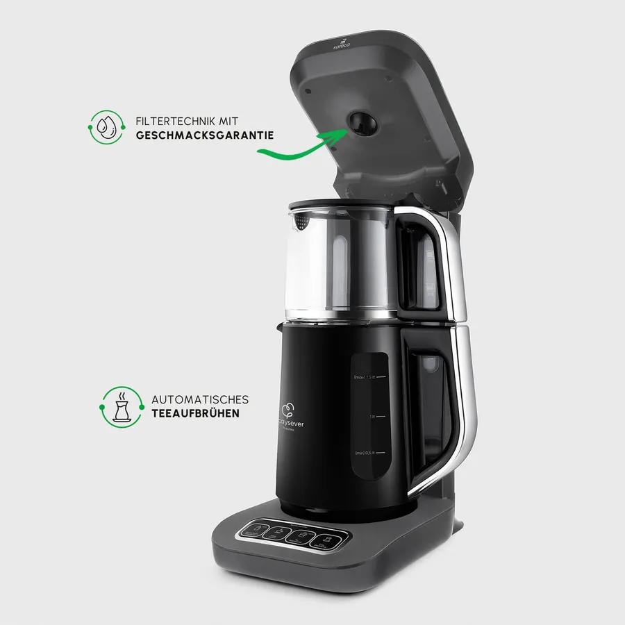 Karaca Caysever Robotea Pro 4 in 1 sprechender automatischer Teekocher Space Grau - Image 4