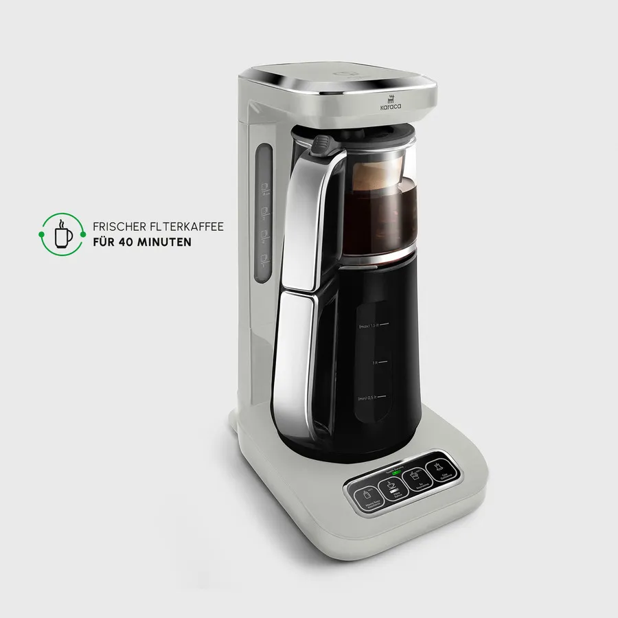 Karaca Caysever Robotea Pro 4 in 1 sprechender automatischer Teekocher Starlight Beige - Image 3