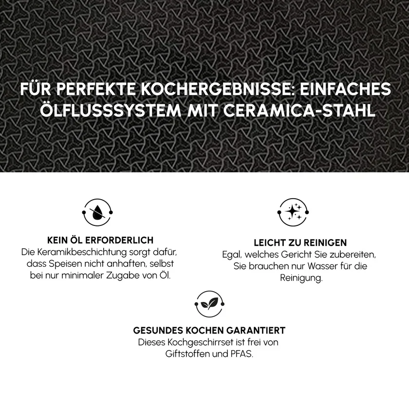 Karaca Ceramica Steel 3Ply Edelstahl-Kochgeschirr-Set - Image 8