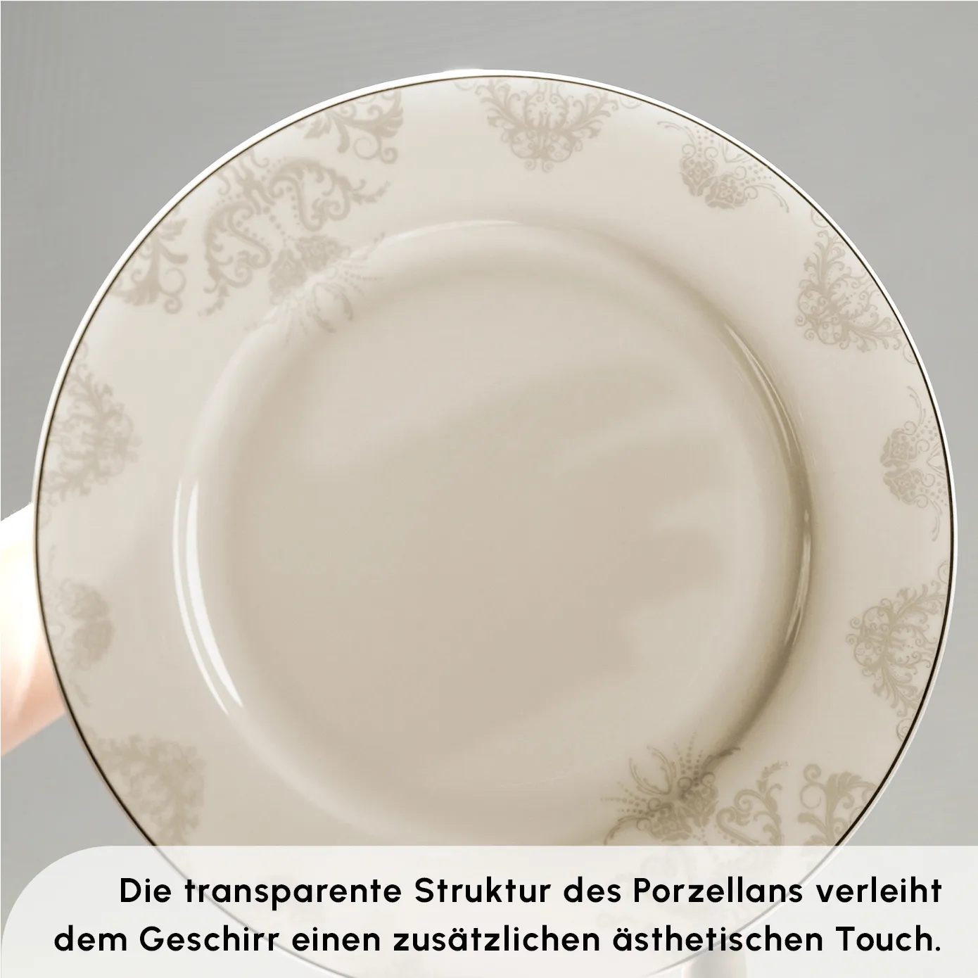 Karaca Elegance Bone Siena 53-Teiliges 12-Personen Geschirrsett Gold - Image 7
