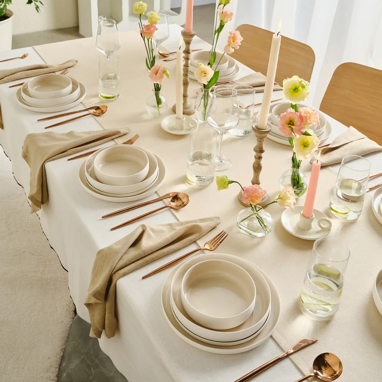 Karaca Finesse Beige Geschirrset 24 teilig Earth Collection - Image 4