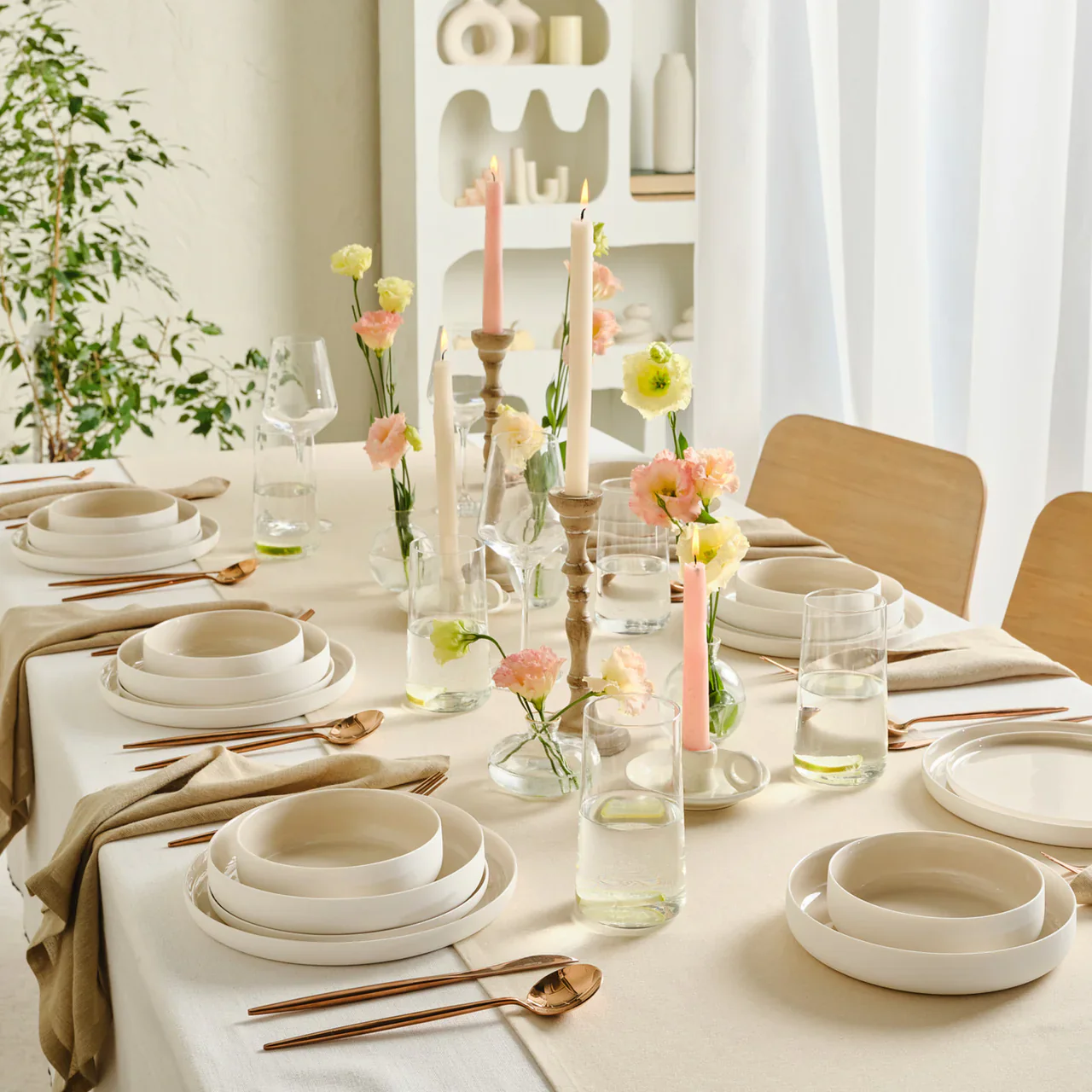 Karaca Finesse Beige Geschirrset 24 teilig Earth Collection - Image 6