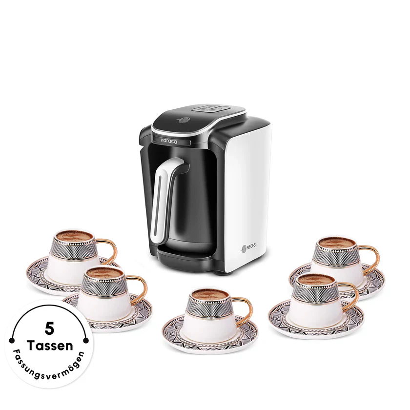 Karaca Hatir Neo Türkische Kaffeemaschine mit Milch – Porcelain White - Image 5