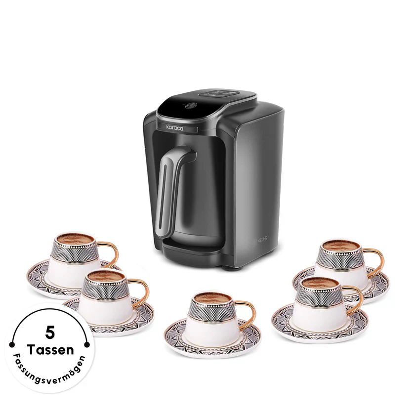 Karaca Hatır Neo Türkische Kaffeemaschine mit Milch – Space Grey - Image 3