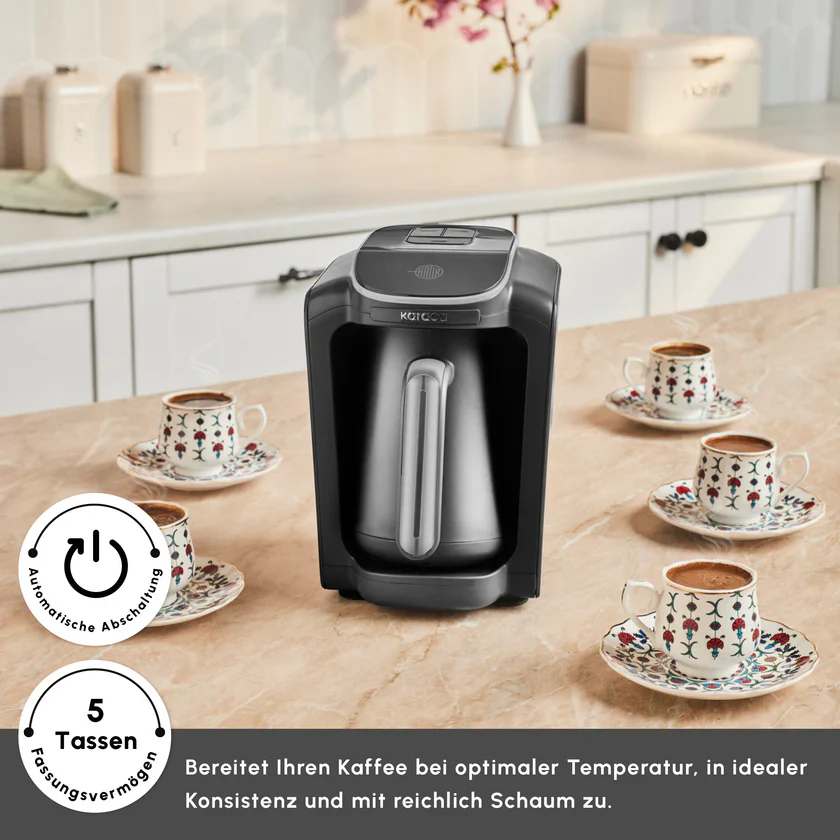 Karaca Hatir Neo Türkische Kaffeemaschine – Silver - Image 2