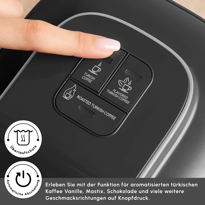 Karaca Hatir Neo Türkische Kaffeemaschine – Silver - Image 3