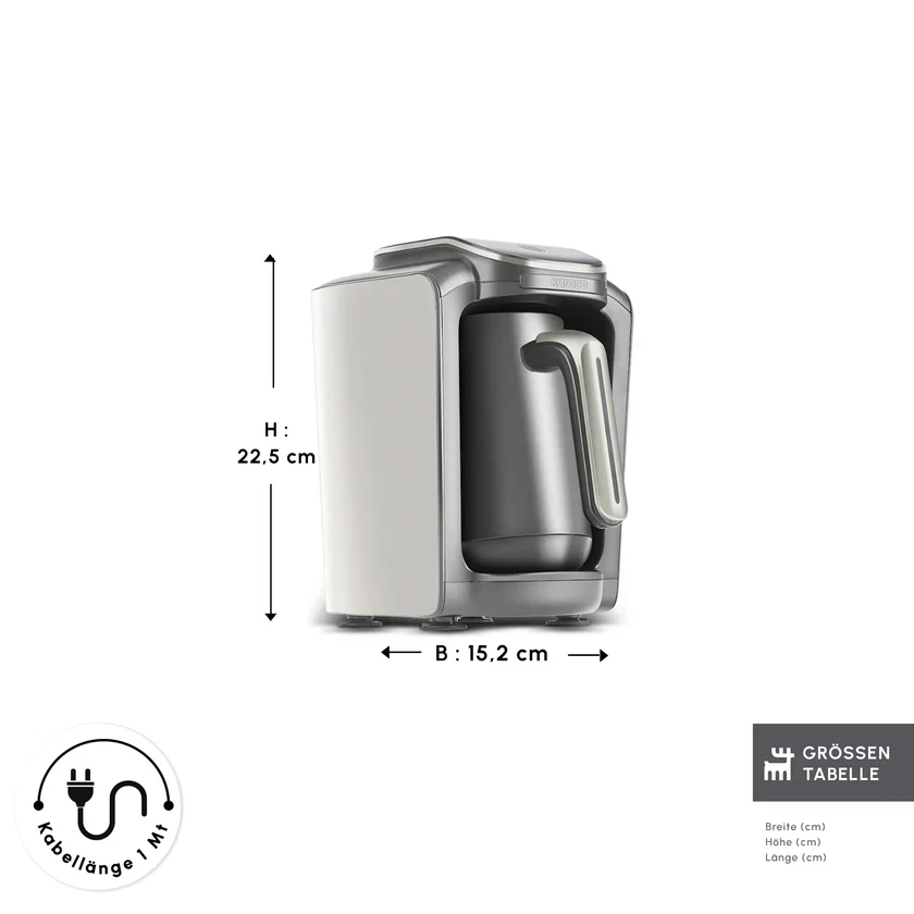 Karaca Hatir Neo Türkische Kaffeemaschine – Starlight - Image 3