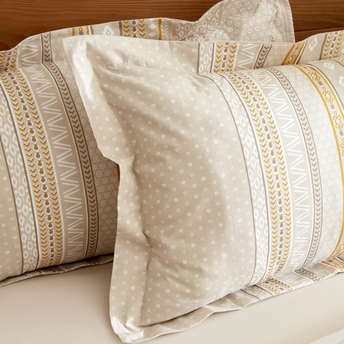 Karaca Home Keira Beige Bettwäsche 200x220cm 4tlg. - Image 5