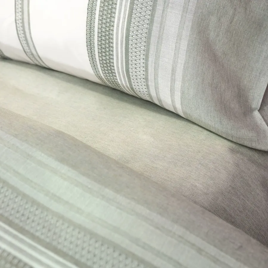 Karaca Home Vetro Khaki Bettwäsche 200x220cm 4tlg - Image 2