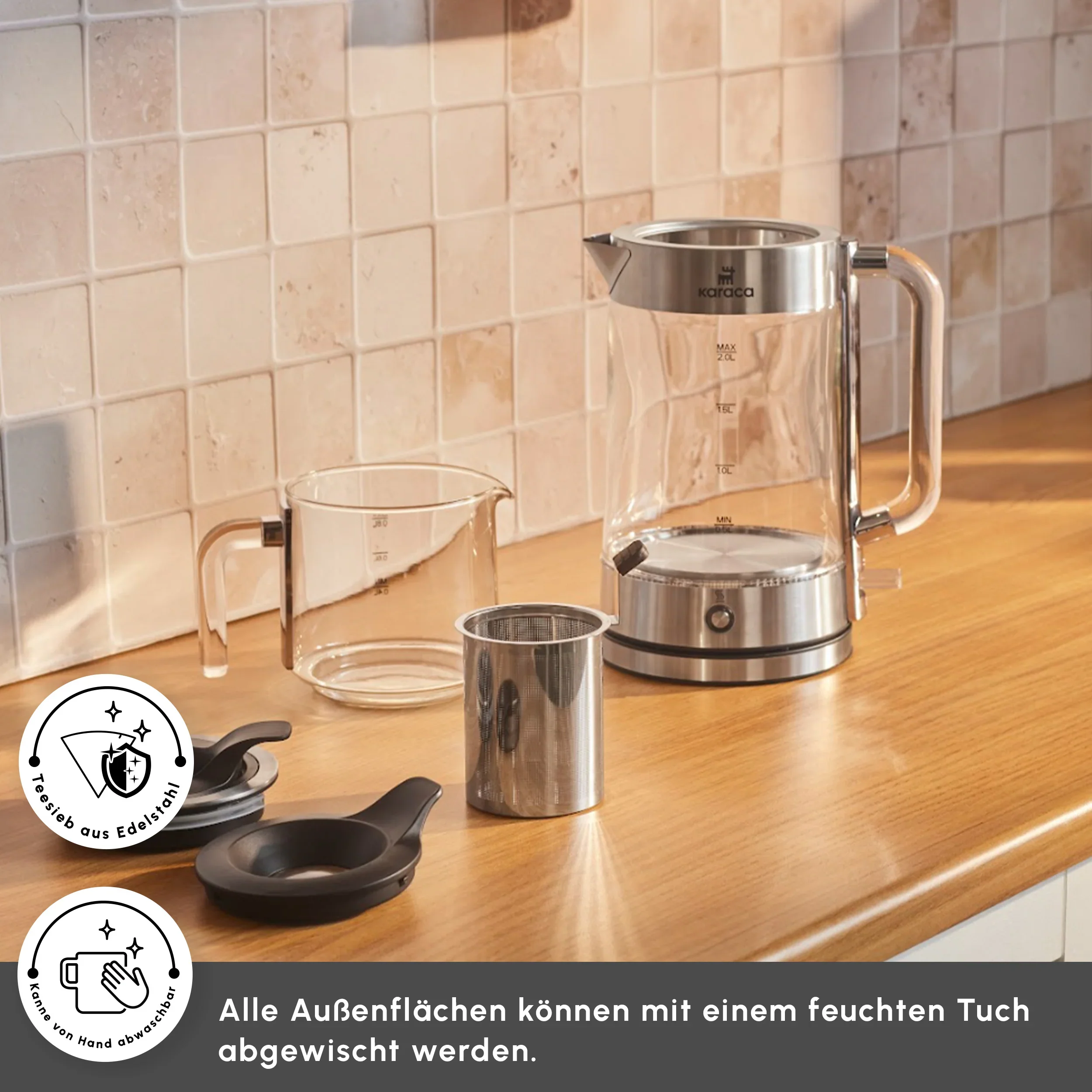 Karaca Luma Glas-Teemaschine - Image 5