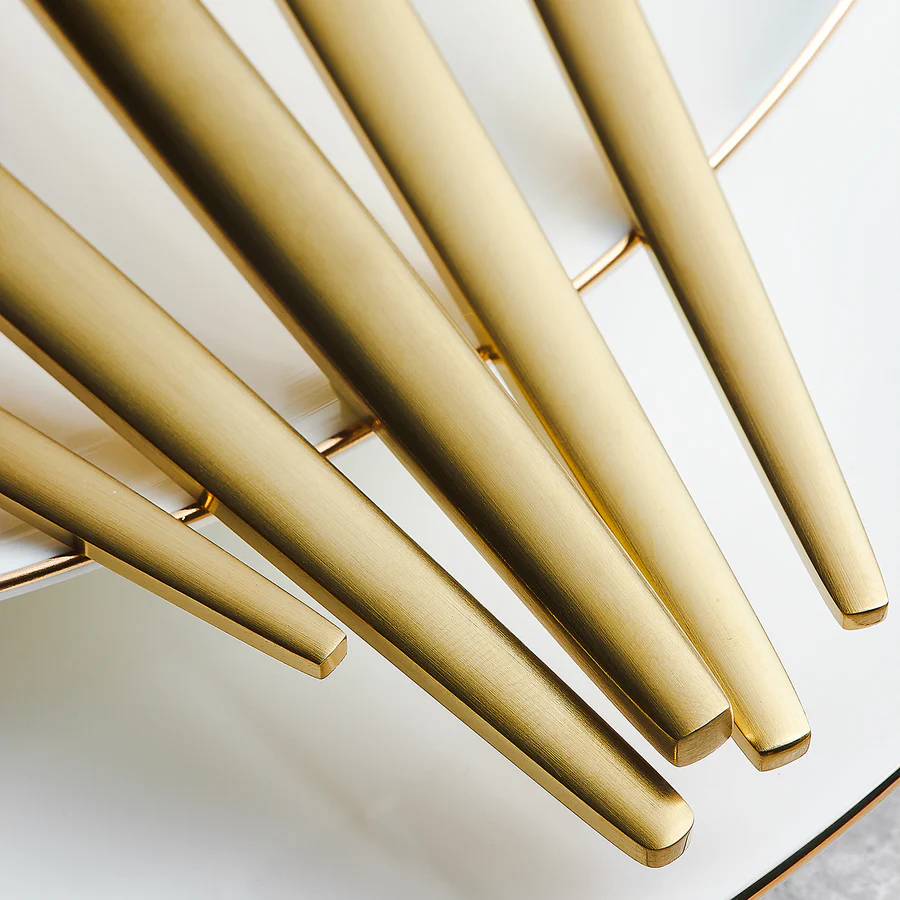 Karaca Orion matt gold 30-teiliges Besteckset für 6 Personen - Image 4