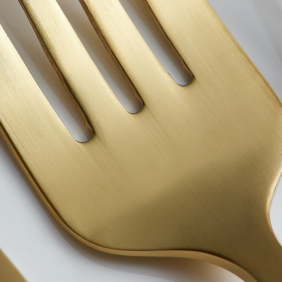 Karaca Orion matt gold 30-teiliges Besteckset für 6 Personen - Image 5