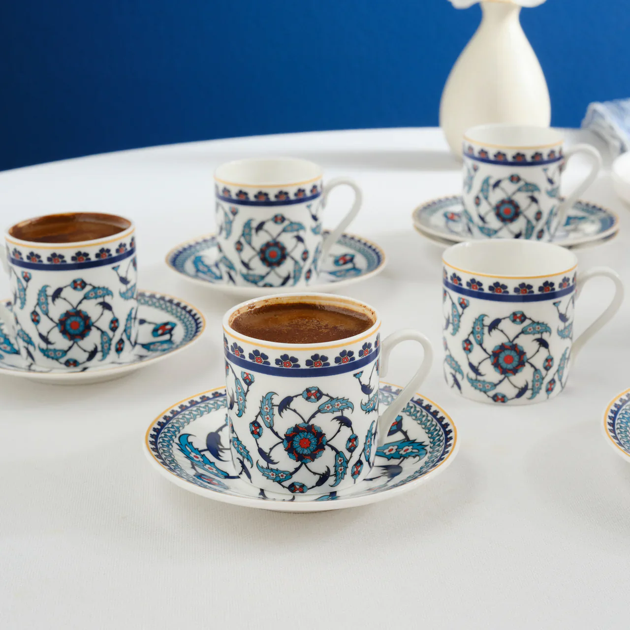 Karaca Rumi Mokkatassen Set für 6 Personen 80ml - Image 2