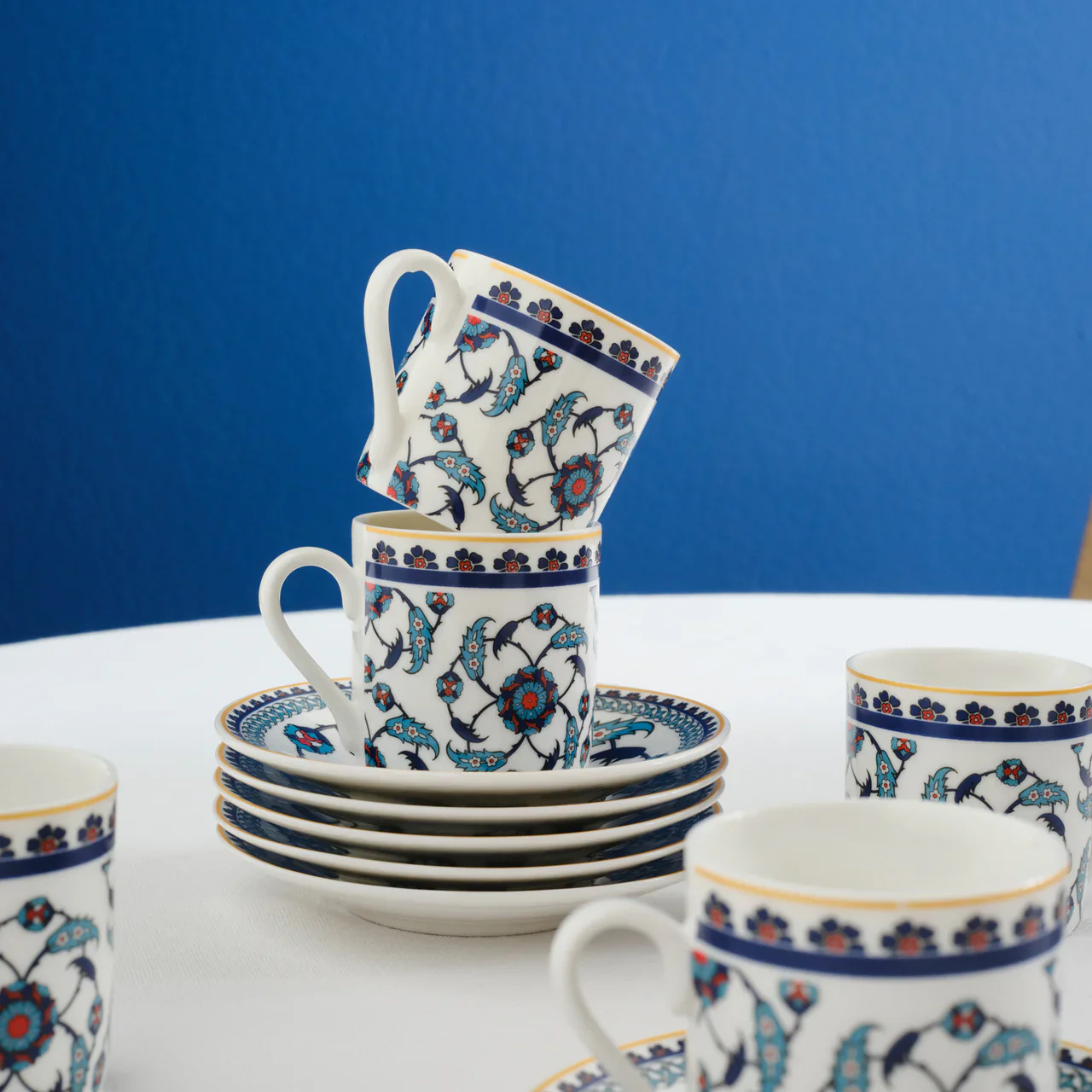 Karaca Rumi Mokkatassen Set für 6 Personen 80ml - Image 6