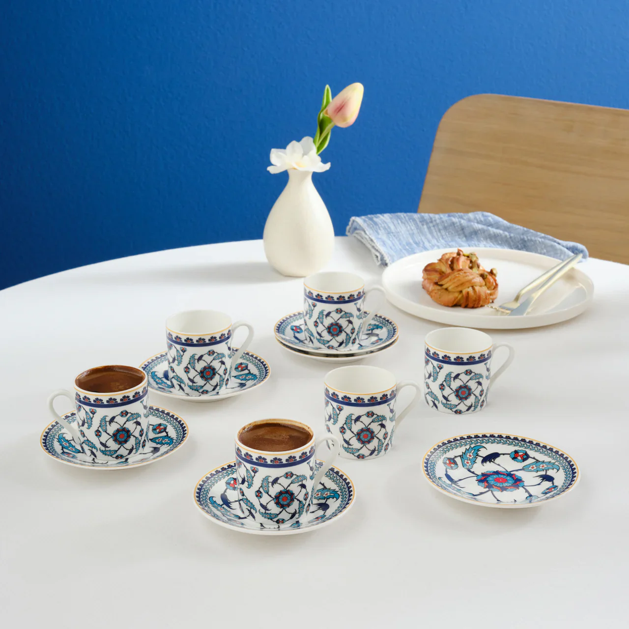 Karaca Rumi Mokkatassen Set für 6 Personen 80ml - Image 7