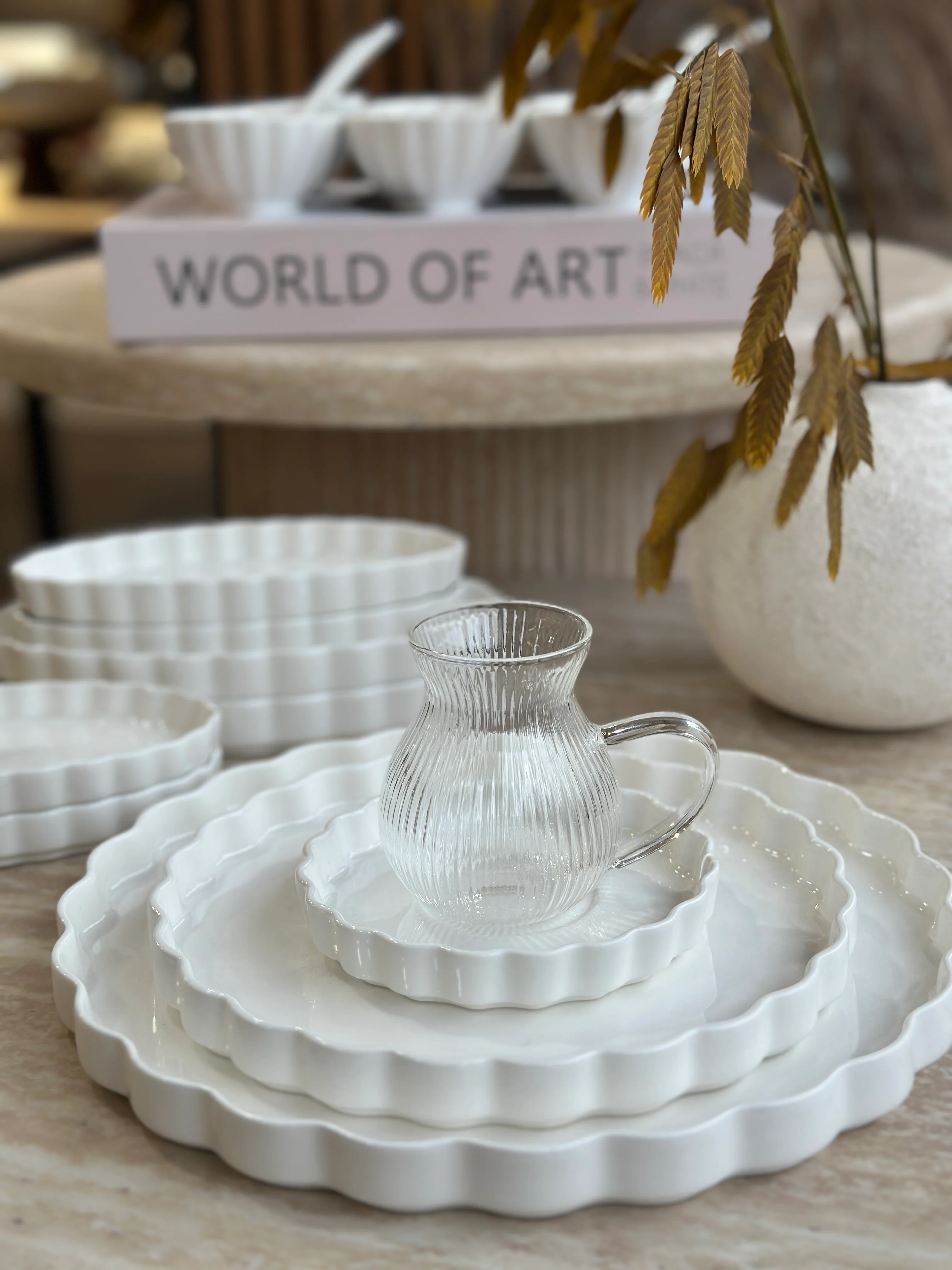 Lotus Weiss Frühstückset 31 teilig - Image 2
