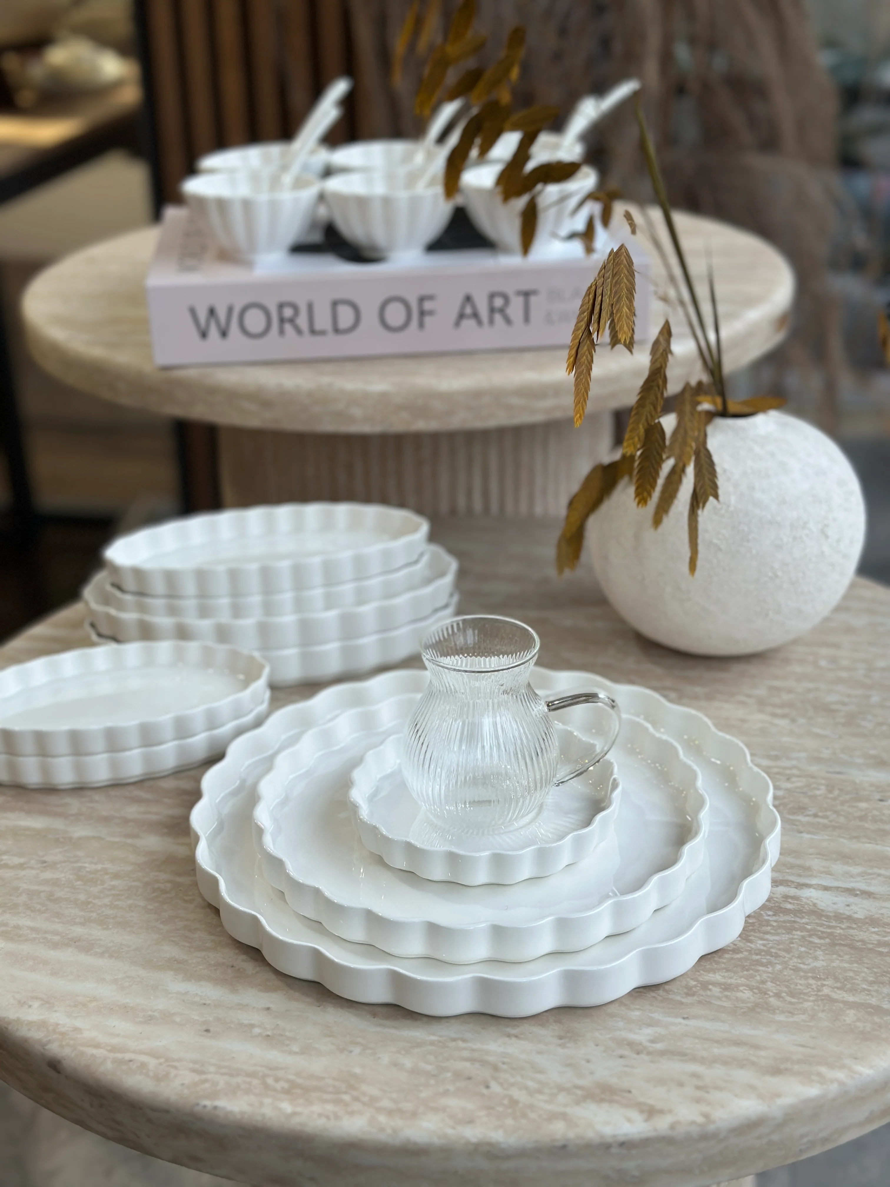 Lotus Weiss Frühstückset 31 teilig - Image 3