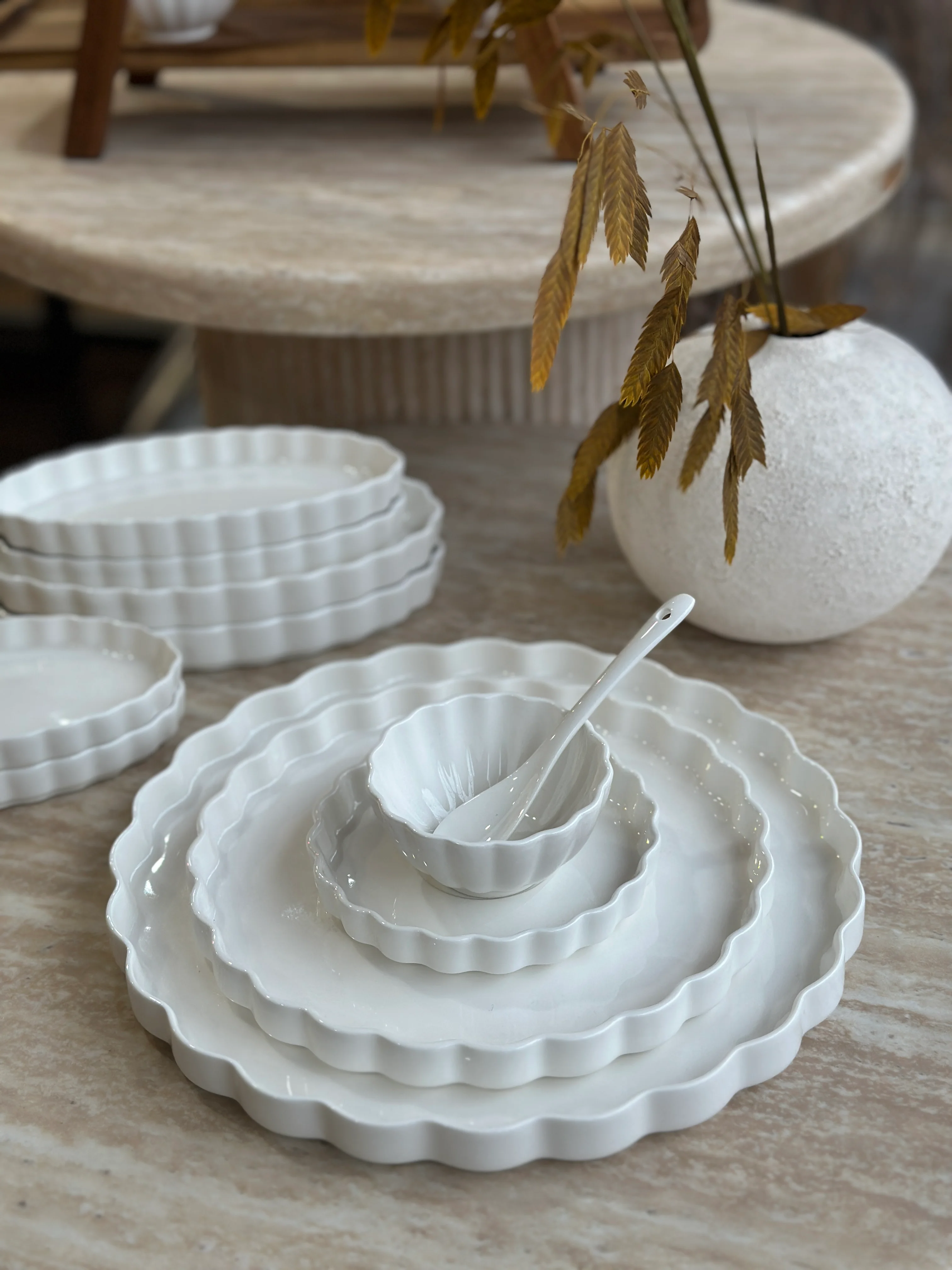 Lotus Weiss Frühstückset 31 teilig - Image 4