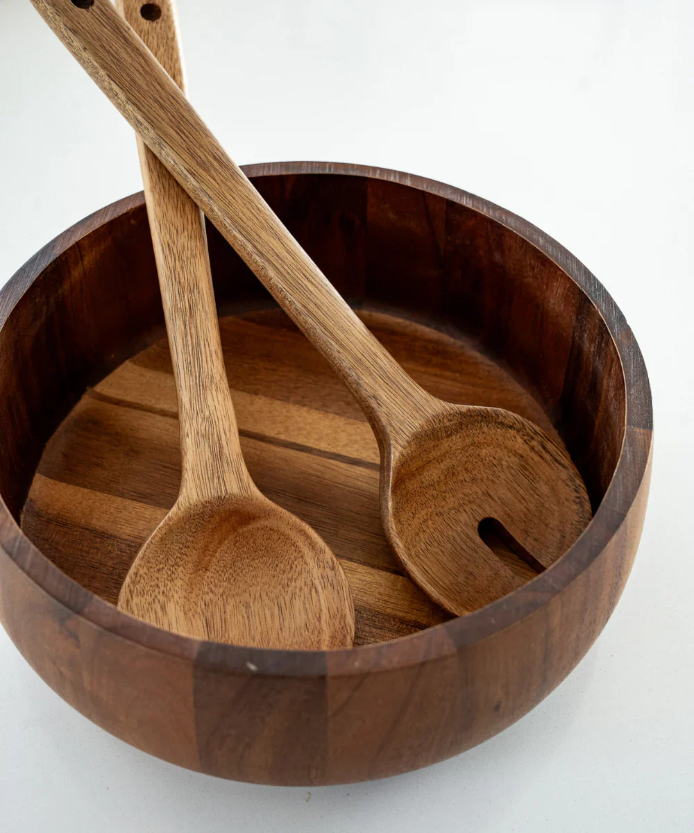 Luno Salatbesteck 2 teilig aus Akazienholz - Image 3