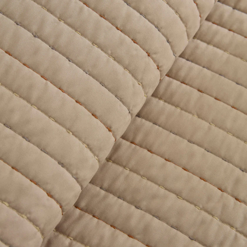 Karaca Manon Bettüberwurf Set, Doppelbett, Beige 230x240cm + 2(50x70) cm - Image 6
