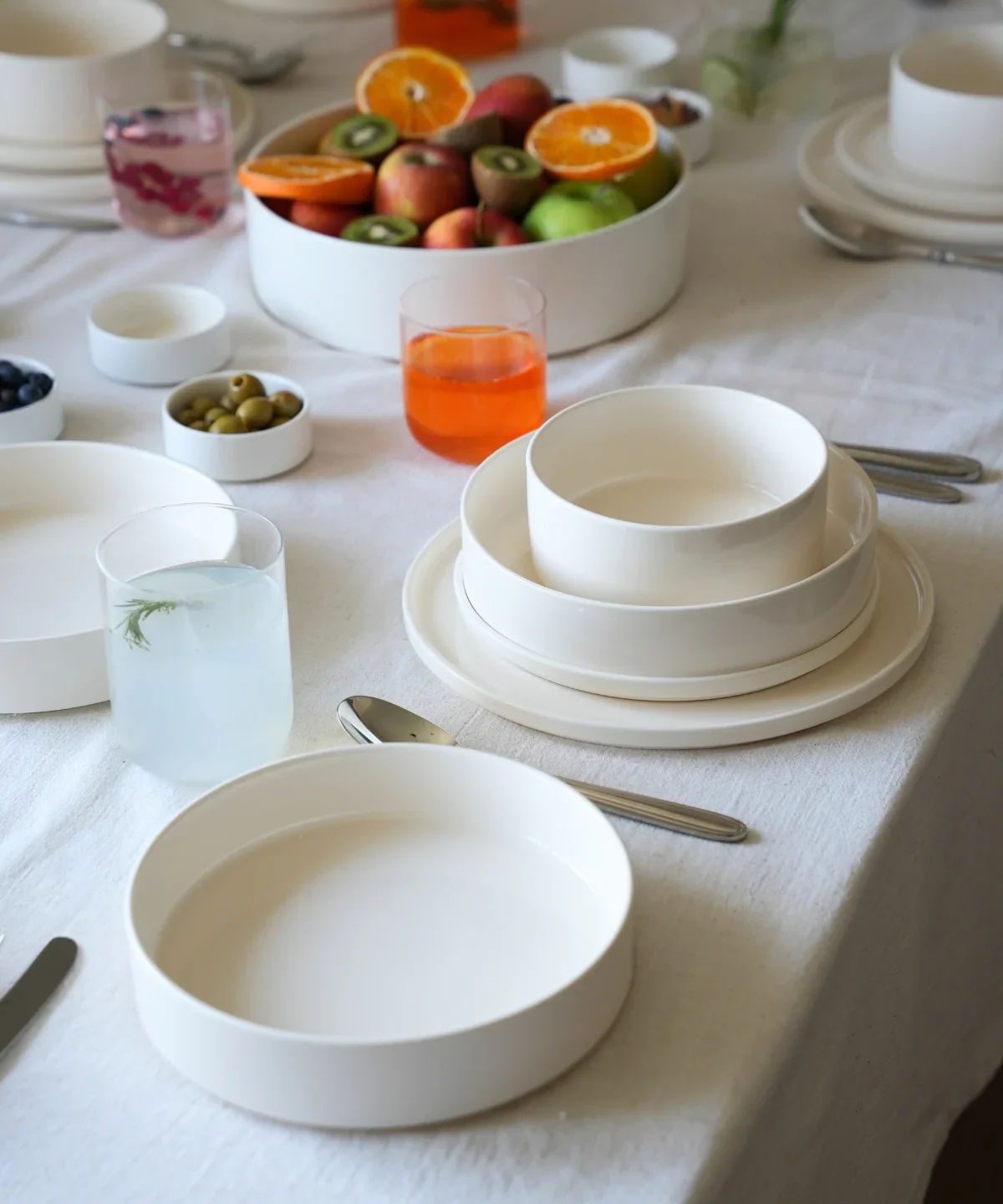 Noa Beige Geschirrset – 24-teilig - Image 6