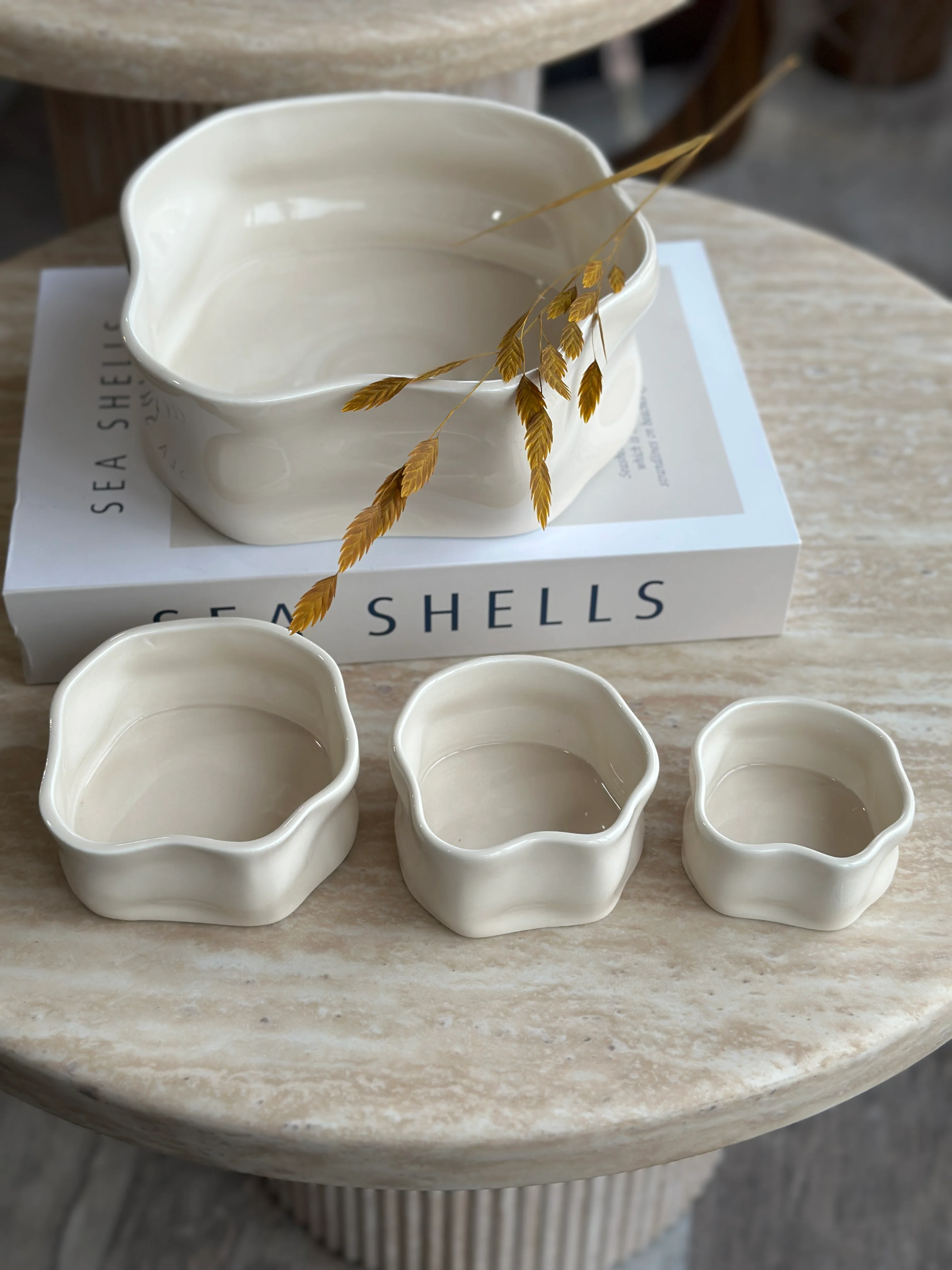 Nordic Beige 6er Müsli Schalen Set-glänzend - Image 6