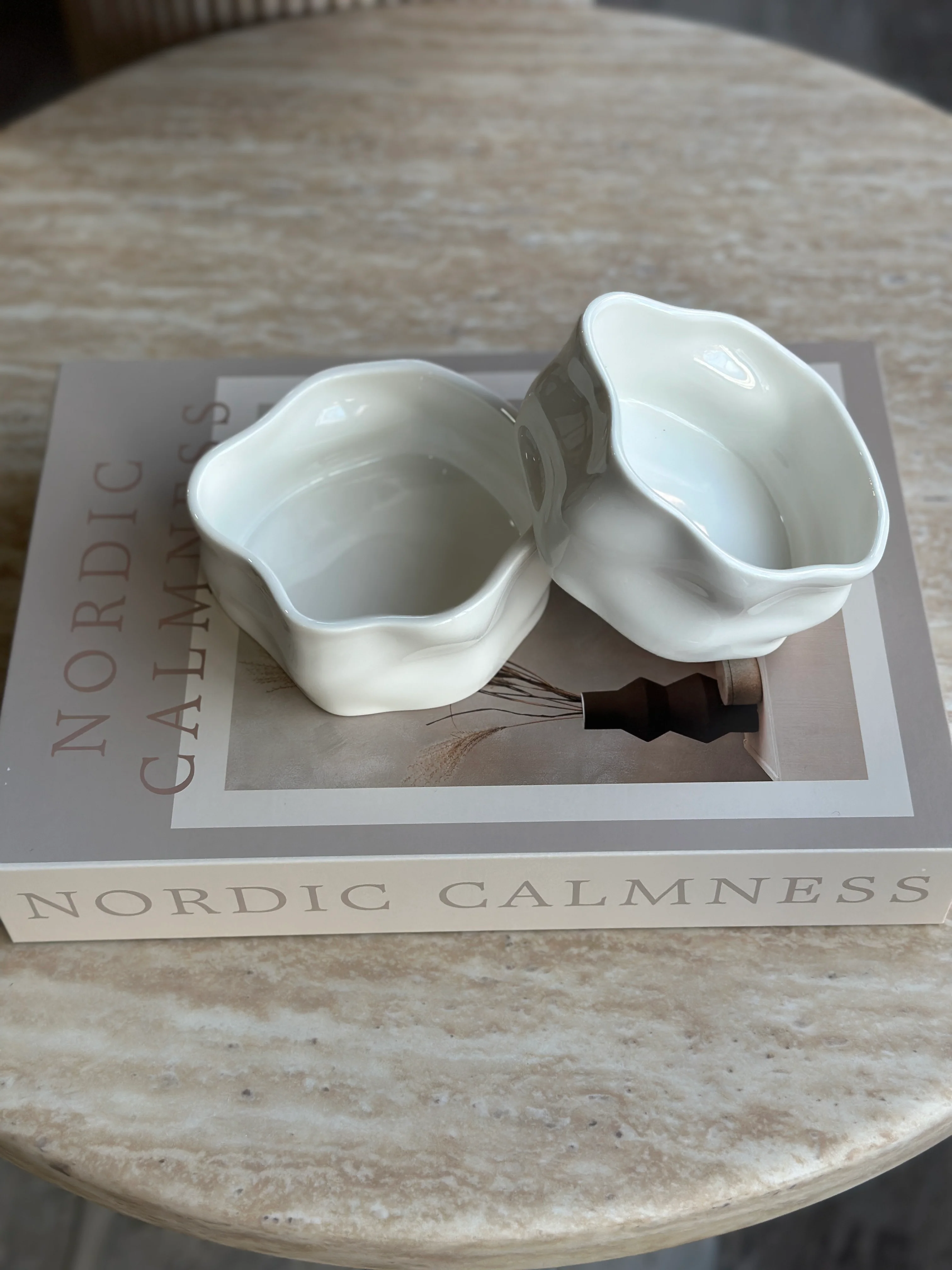 Nordic Weiß 6er Müsli Schalen Set-glänzend - Image 2