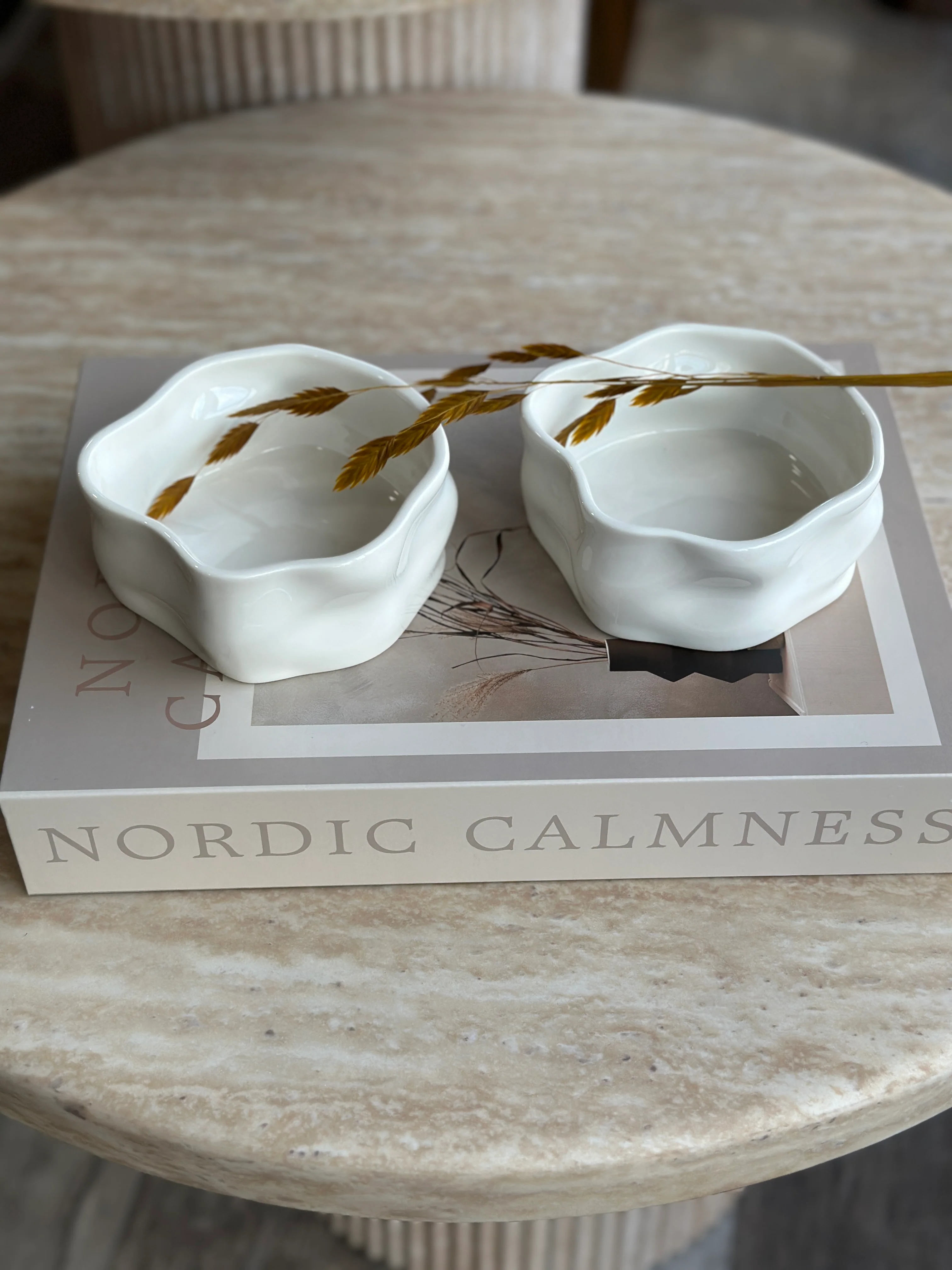 Nordic Weiß 6er Müsli Schalen Set-glänzend - Image 3