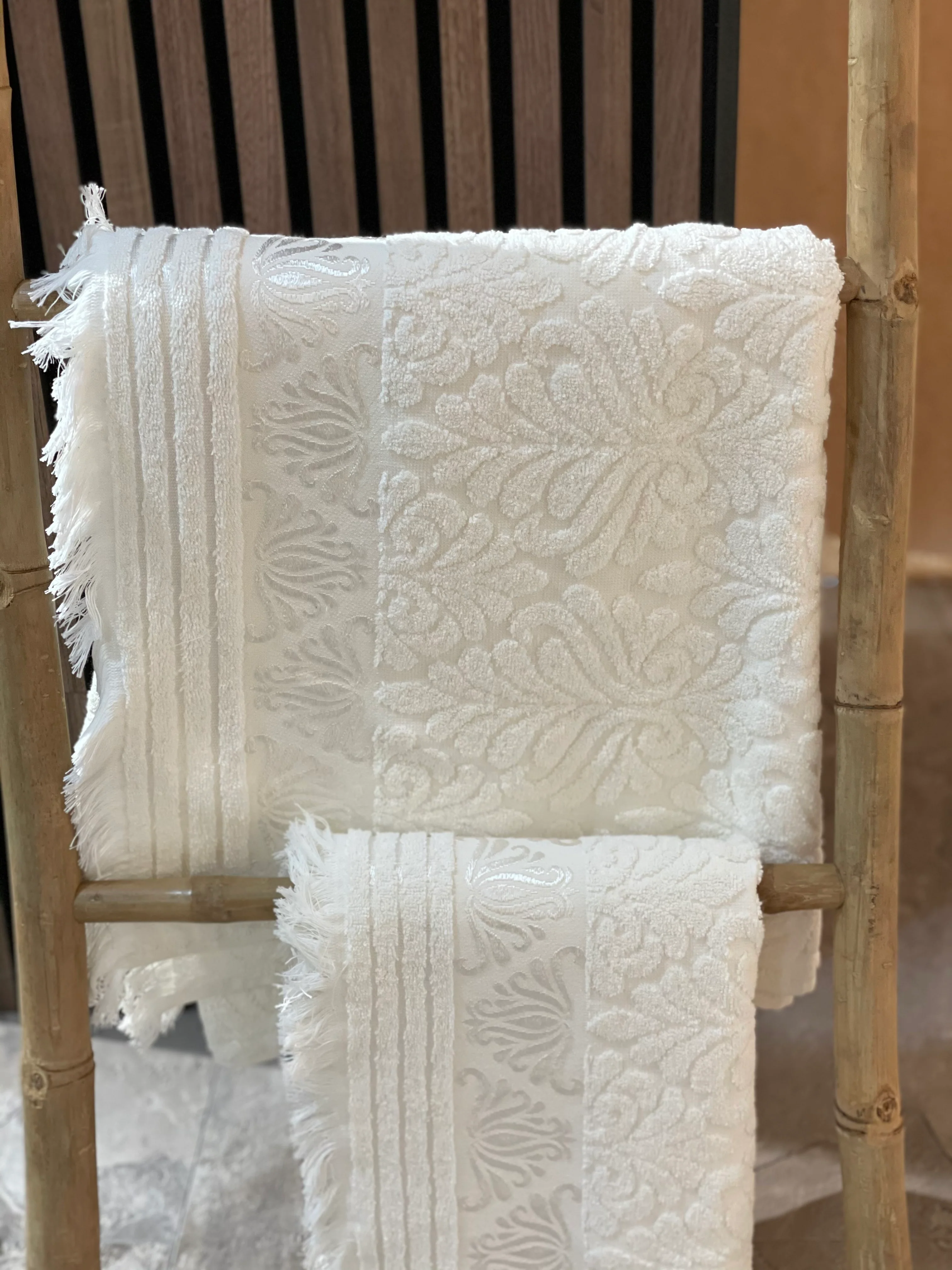Nurpark Duschtuch 100% Baumwolle creme 90x150 cm - Image 2