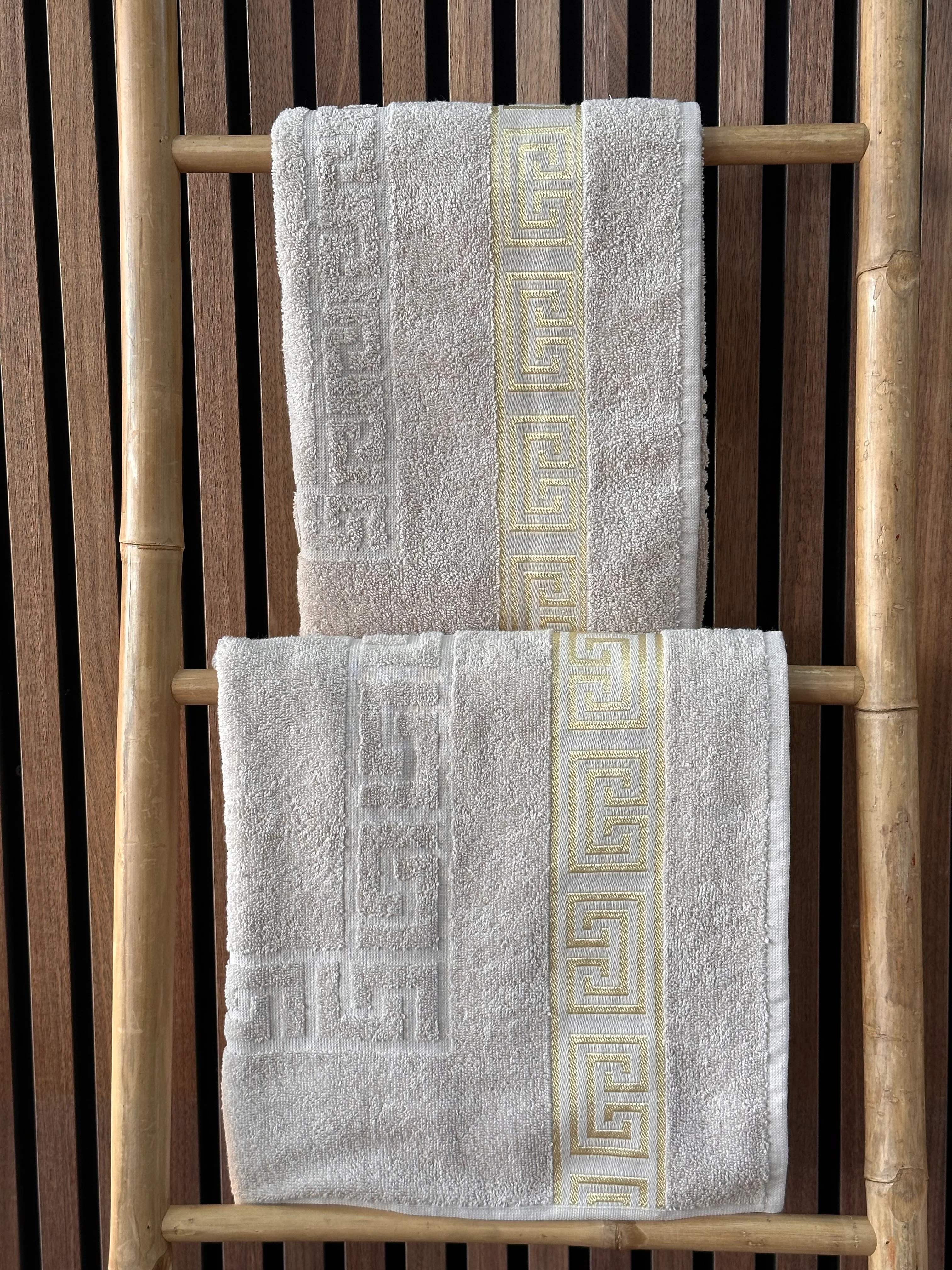 Nurpark Duschtuch Taupe 90x150 cm - Image 2