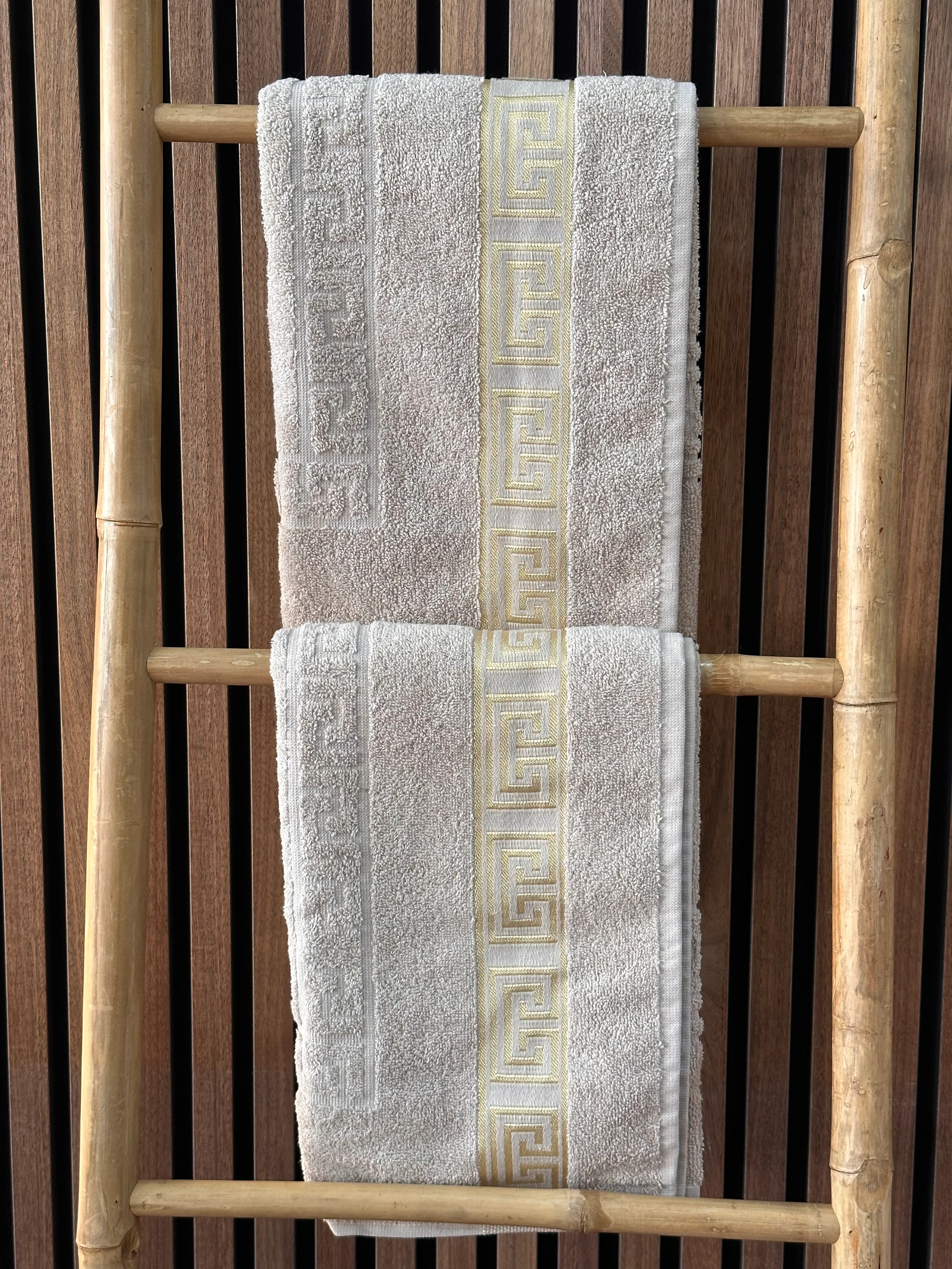 Nurpark Handtuch Taupe 50x70 cm - Image 3